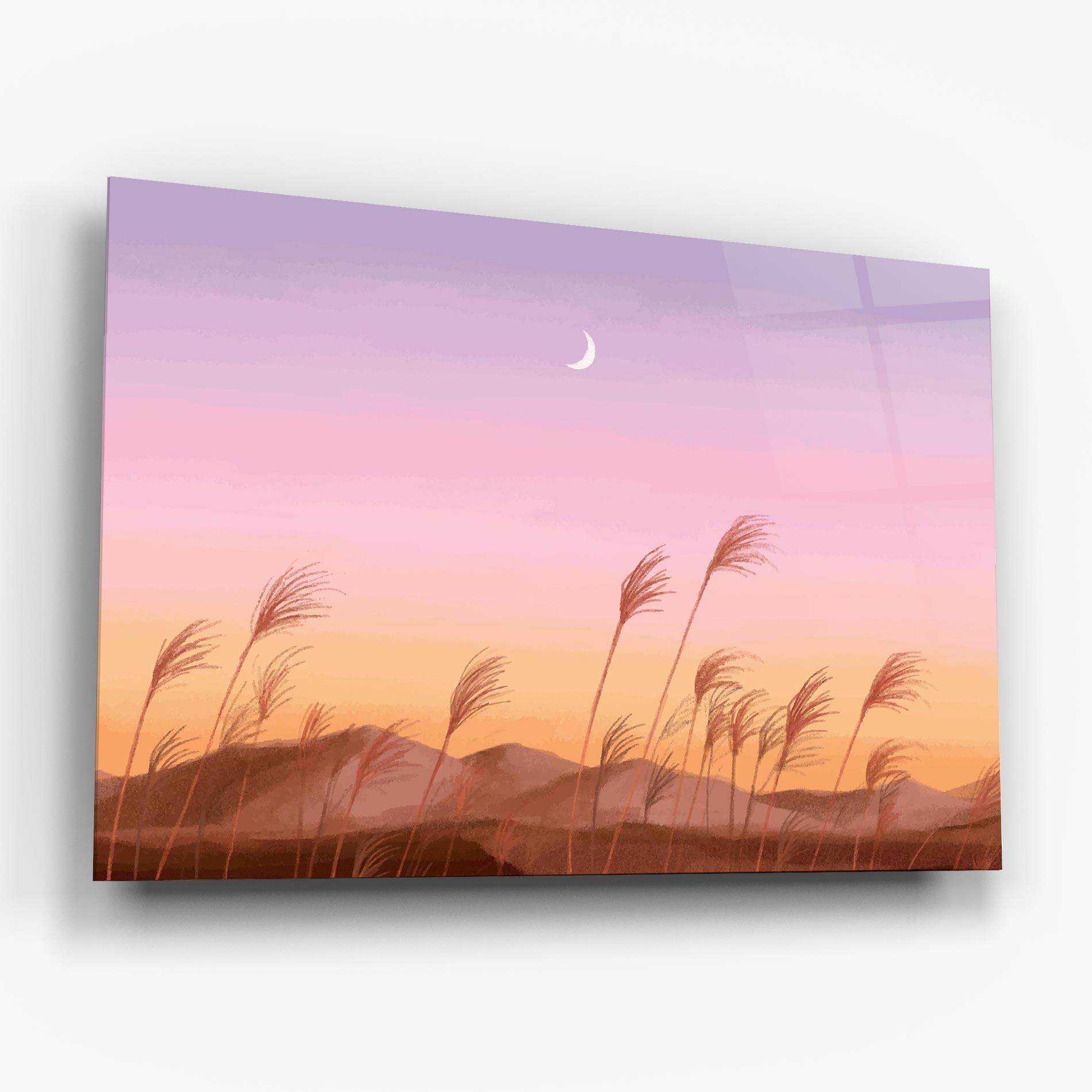 Glasbild Small Moon mockup 6