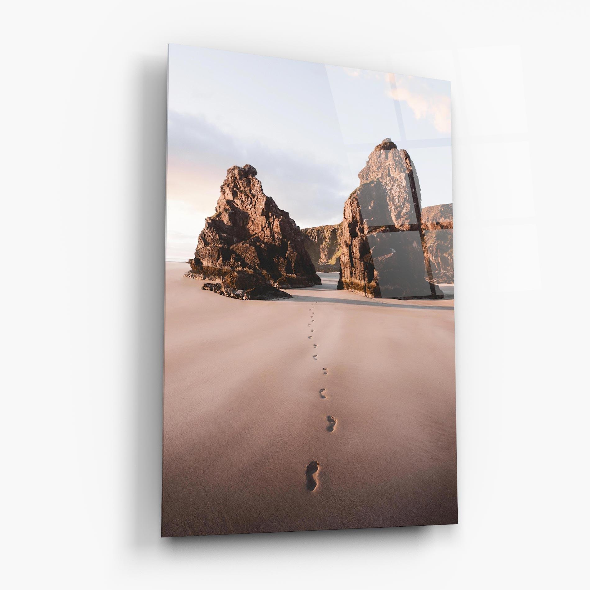 Glasbild Sand Mark mockup 6