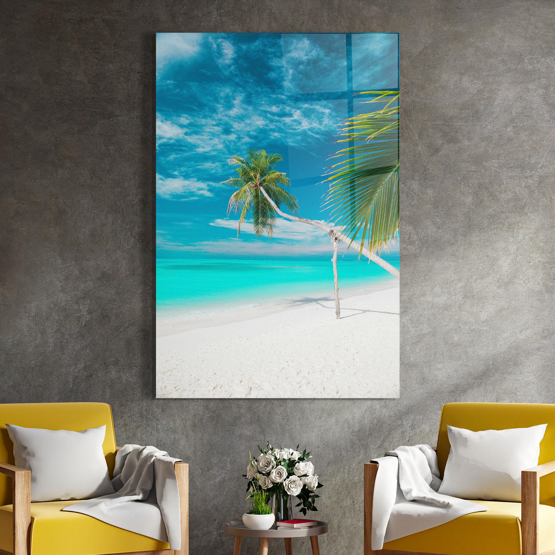 Glasbild Day Palm mockup 4