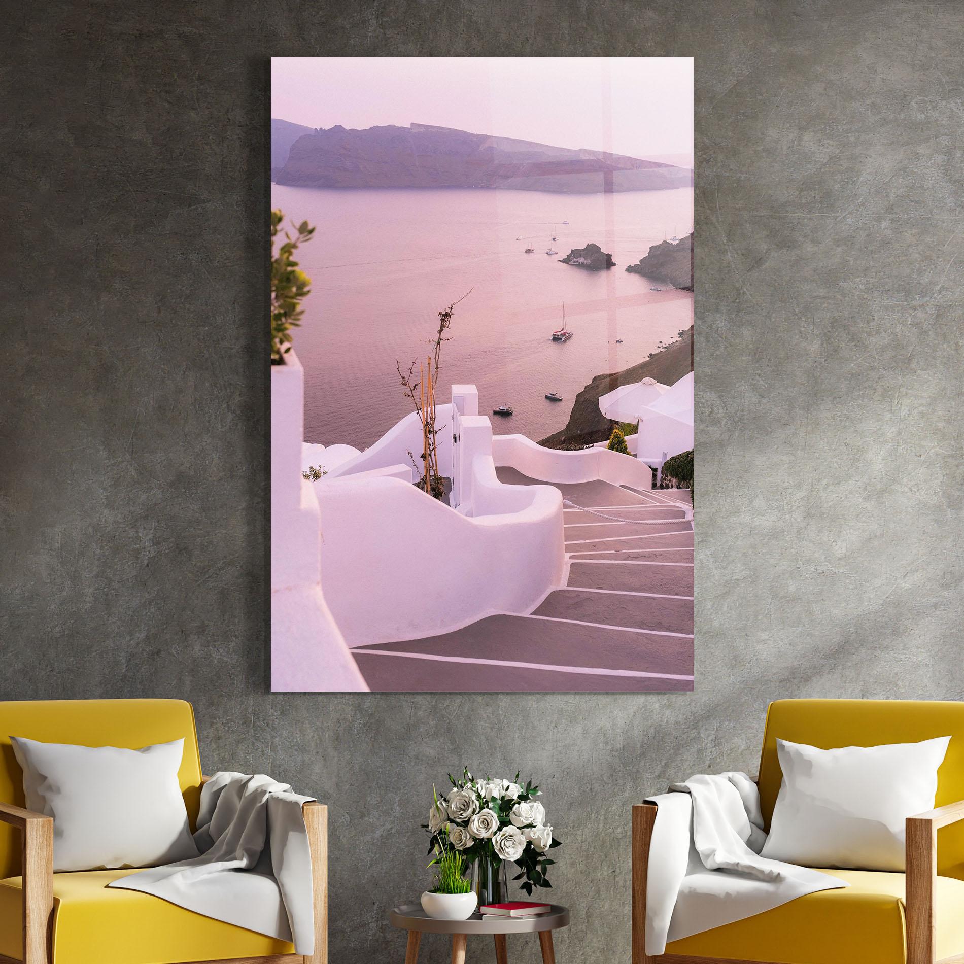 Glasbild Grece Strairs mockup 4