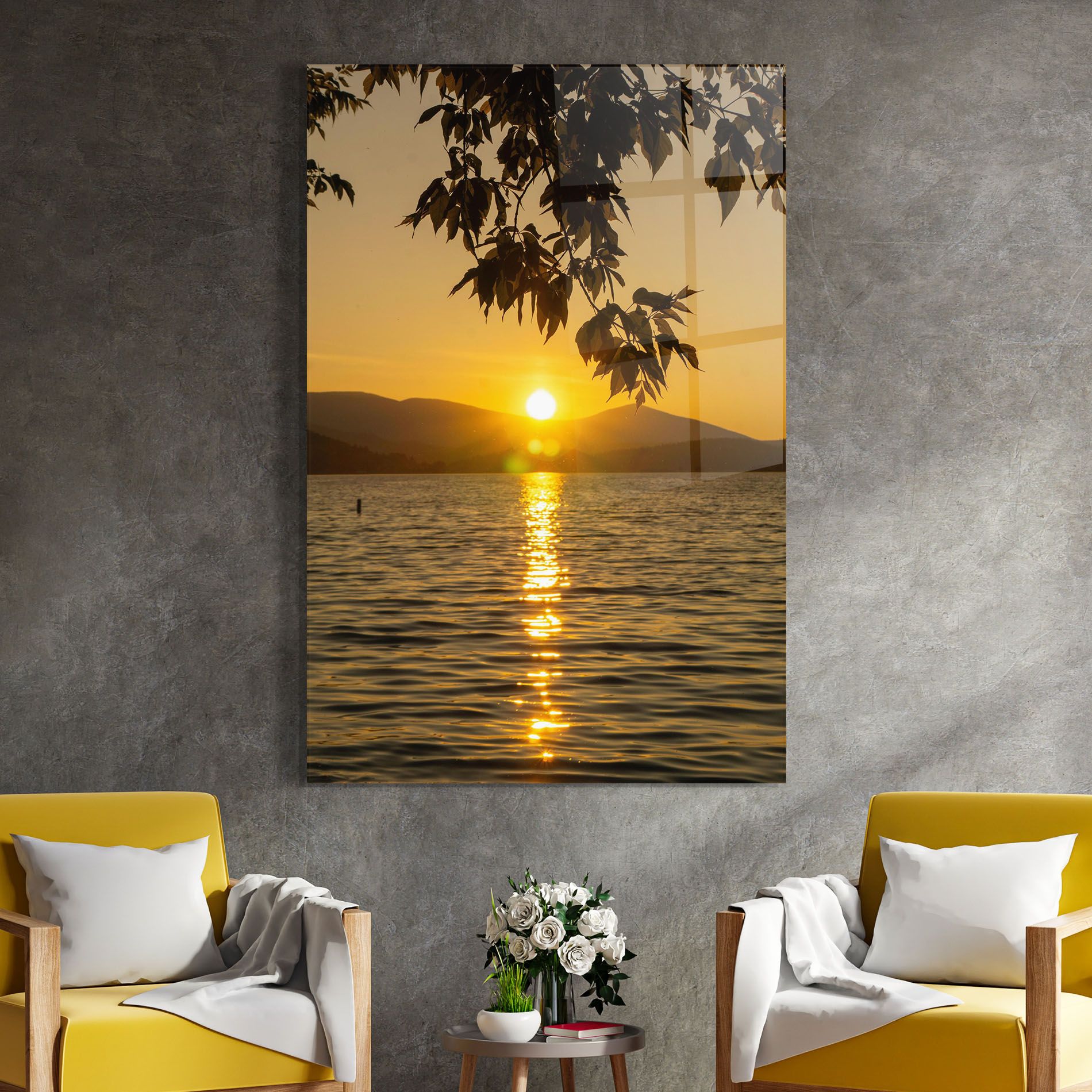 Yellow Sunrise mockup 4