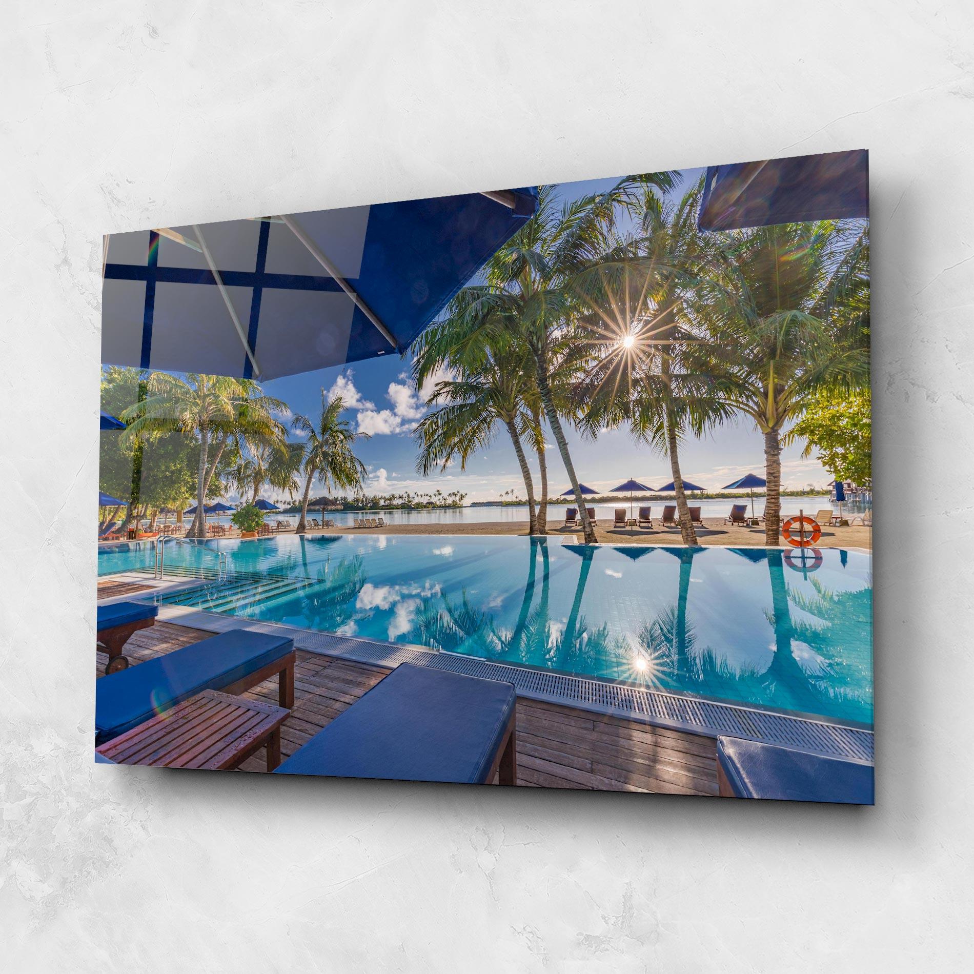 Glasbild Fantastic Summer Mood mockup 1