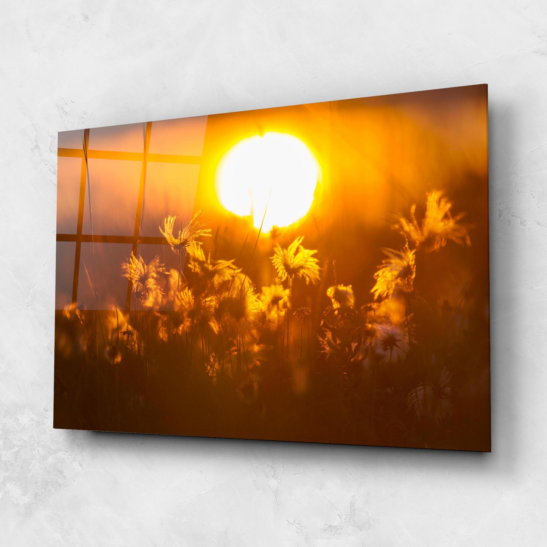Glasbild Wildflowers mockup 1