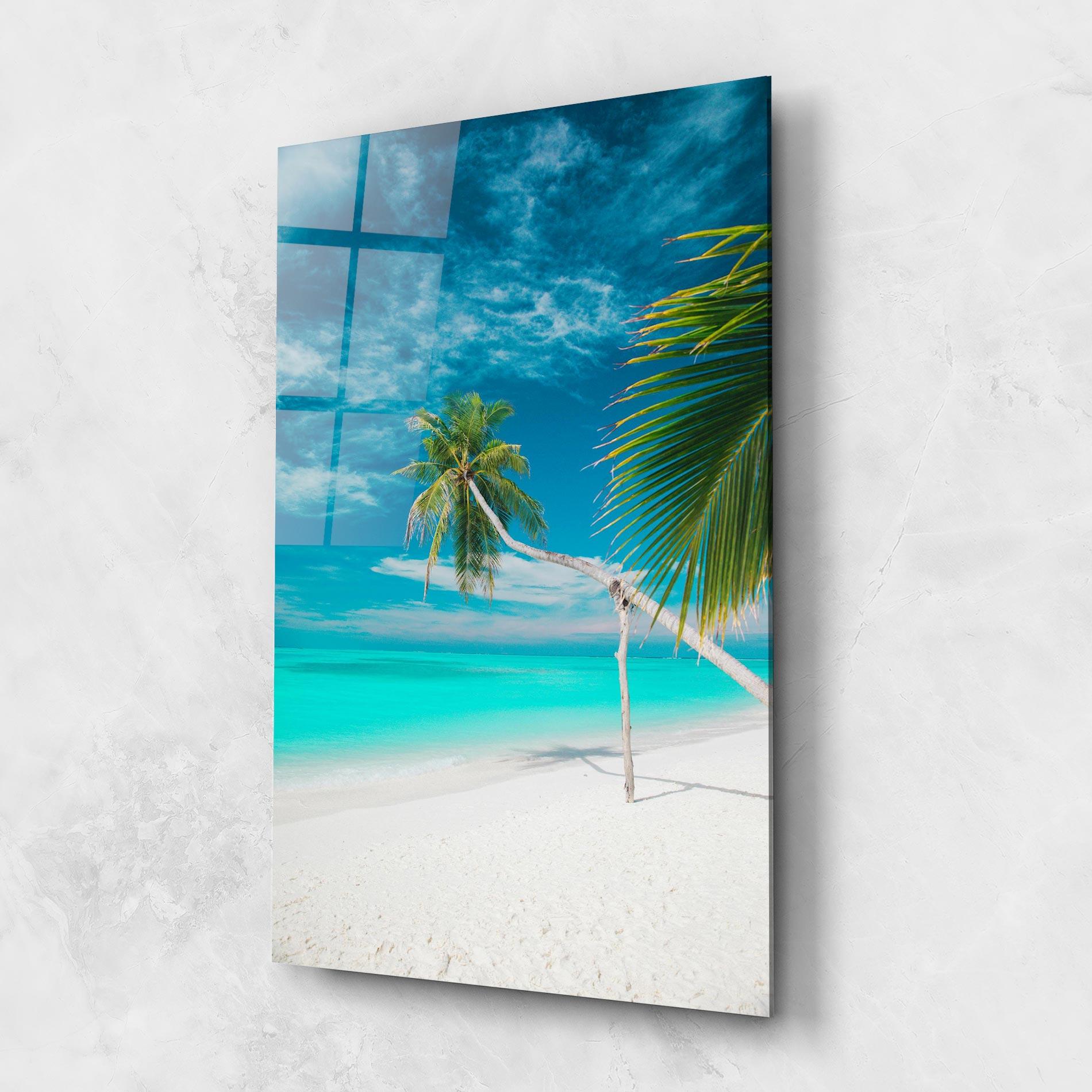 Glasbild Day Palm mockup 1
