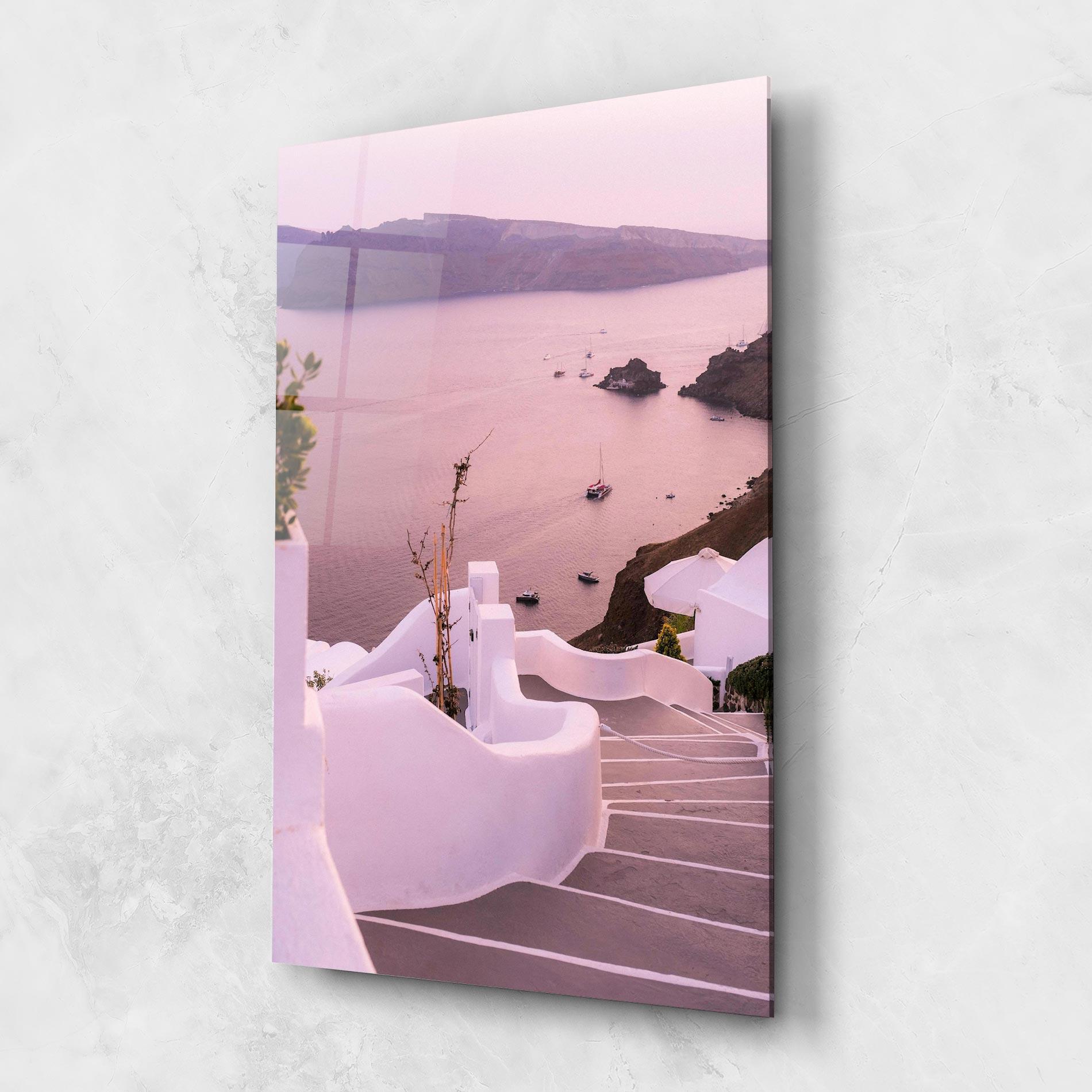 Glasbild Grece Strairs mockup 1