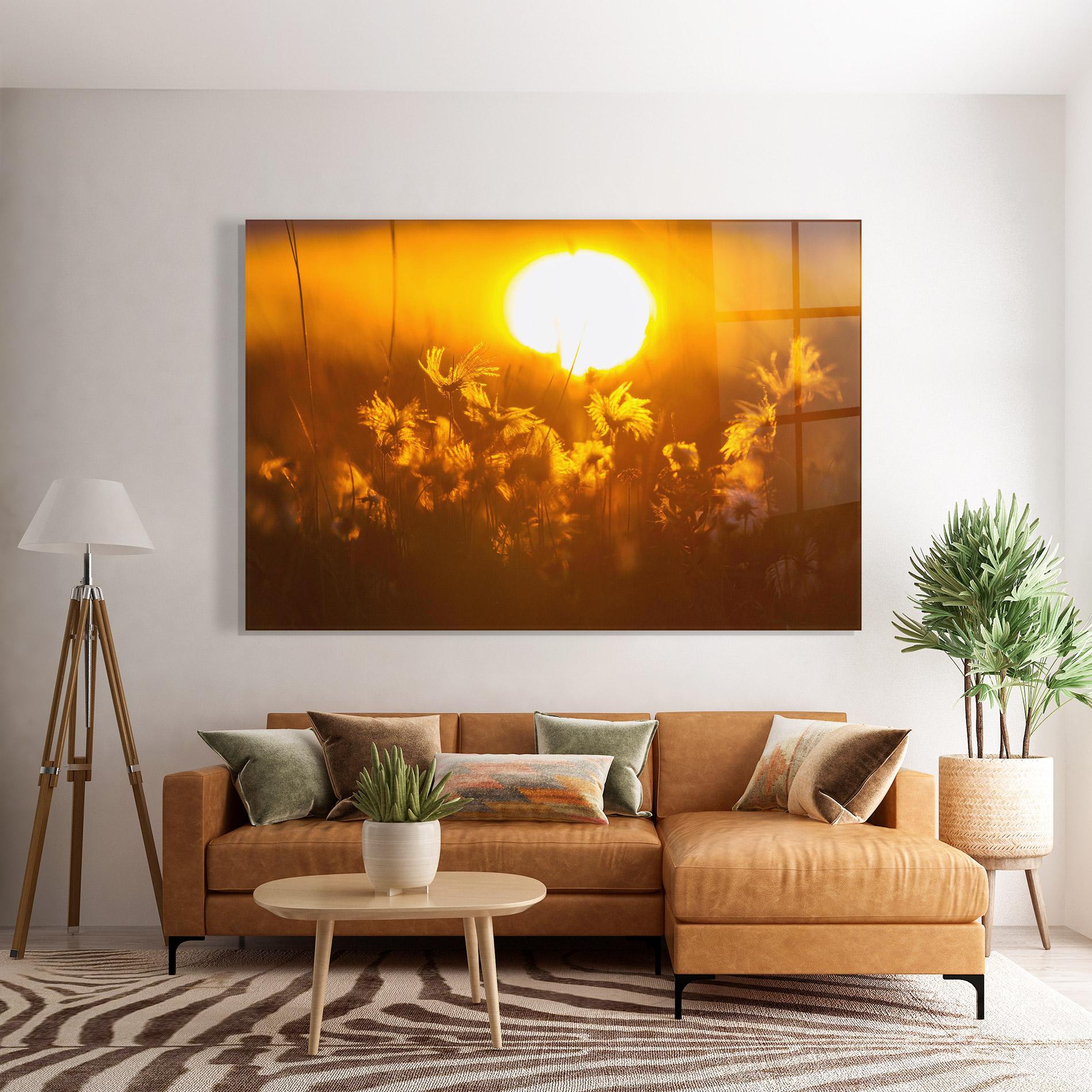Glasbild Wildflowers mockup 7