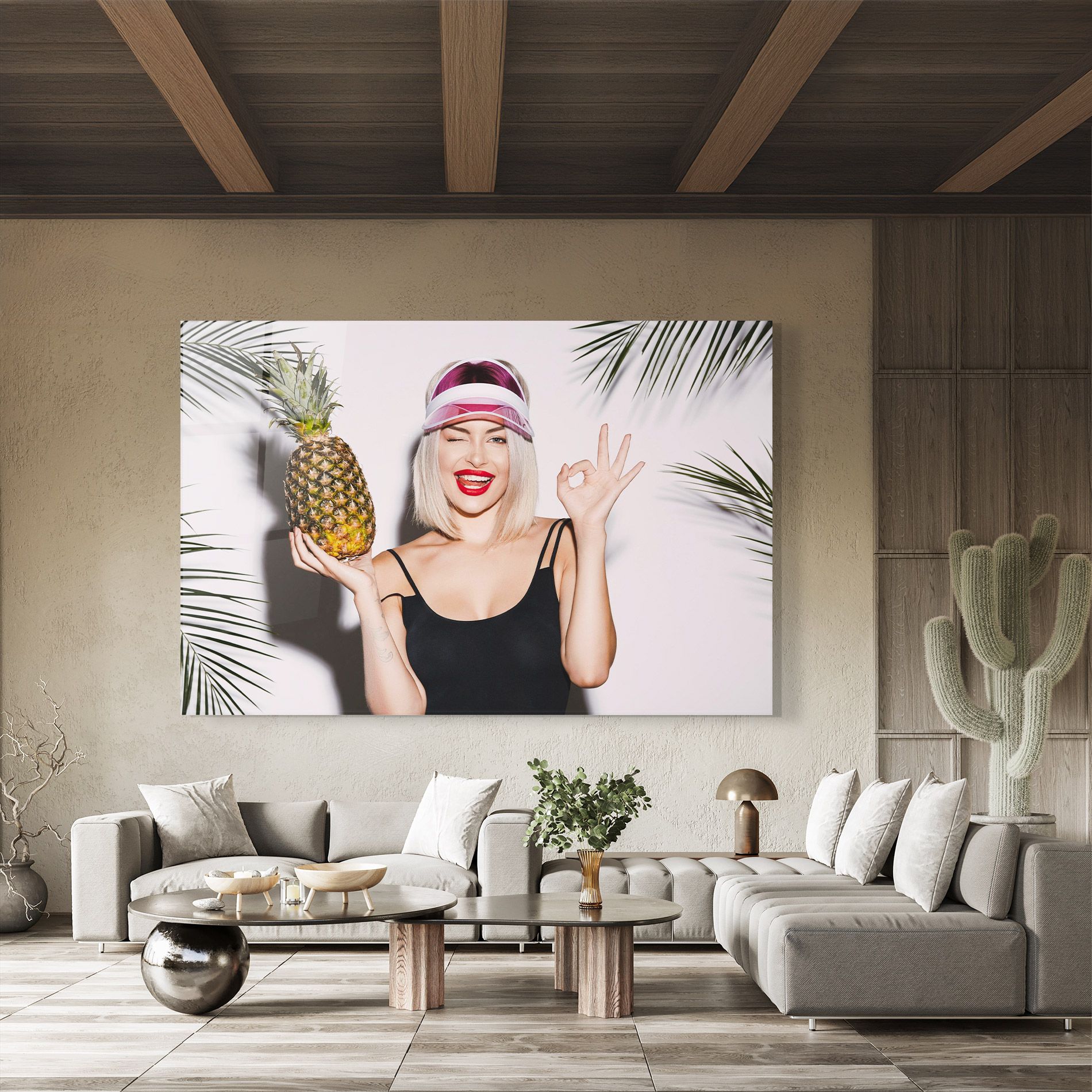 Blonde Woman mockup 8