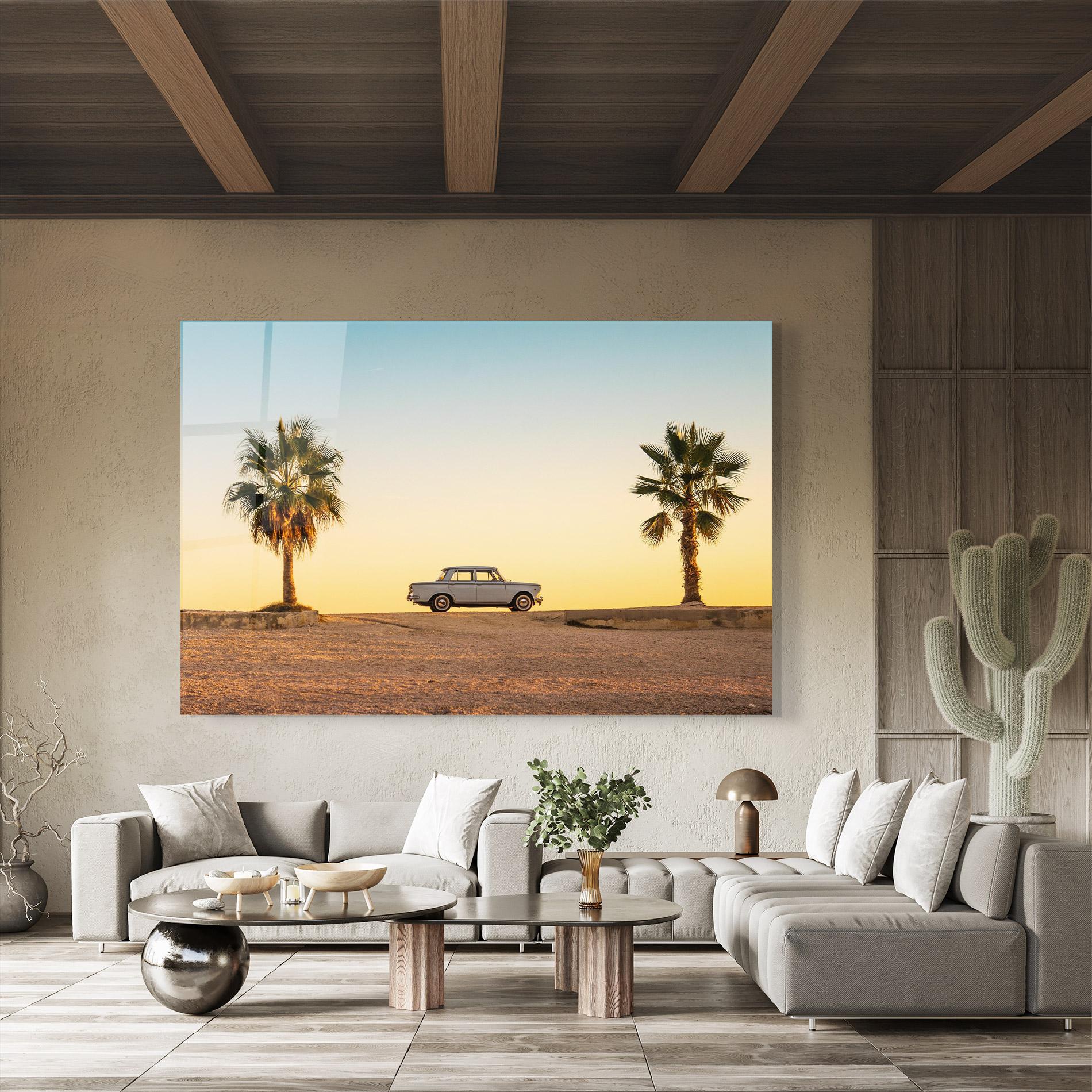 Glasbild Summer Car mockup 8