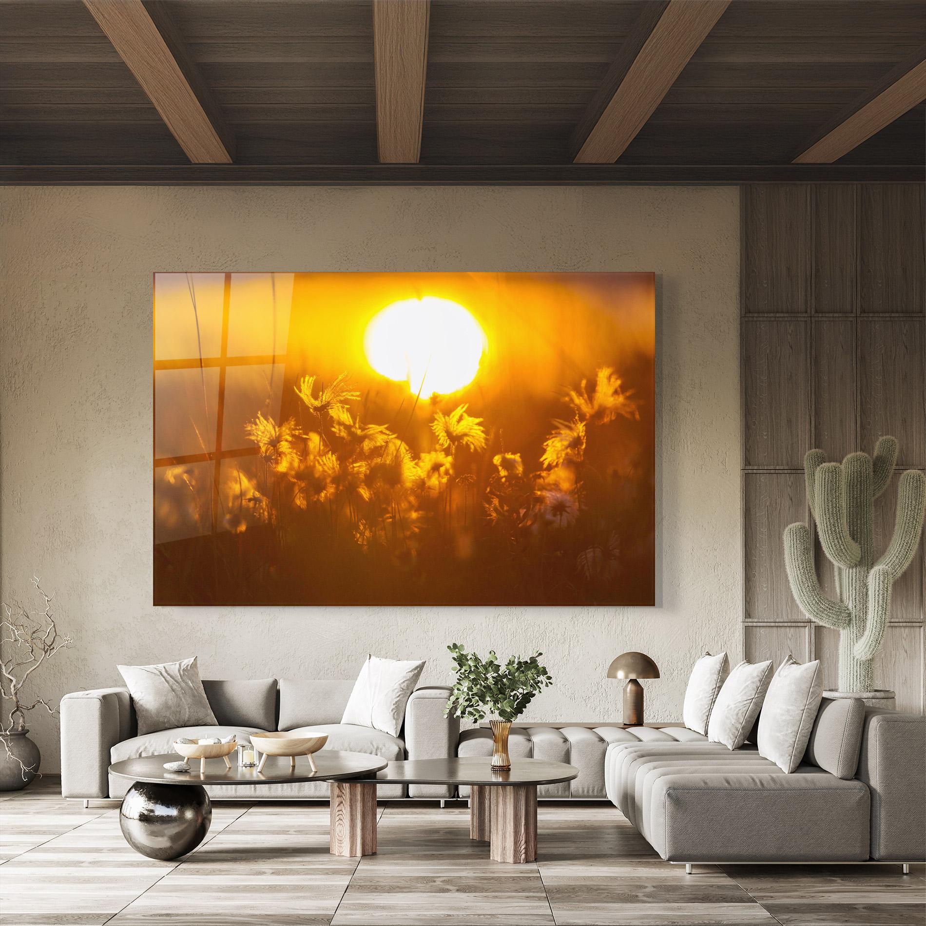 Glasbild Wildflowers mockup 8