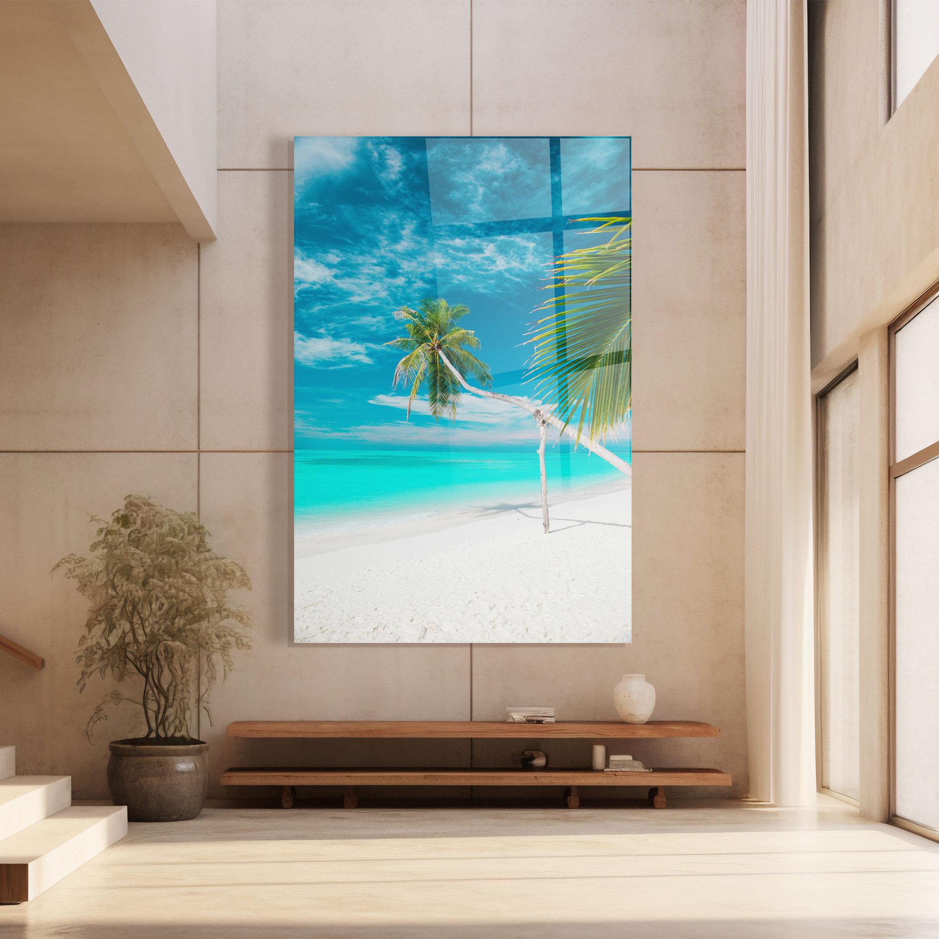 Glasbild Day Palm mockup 8