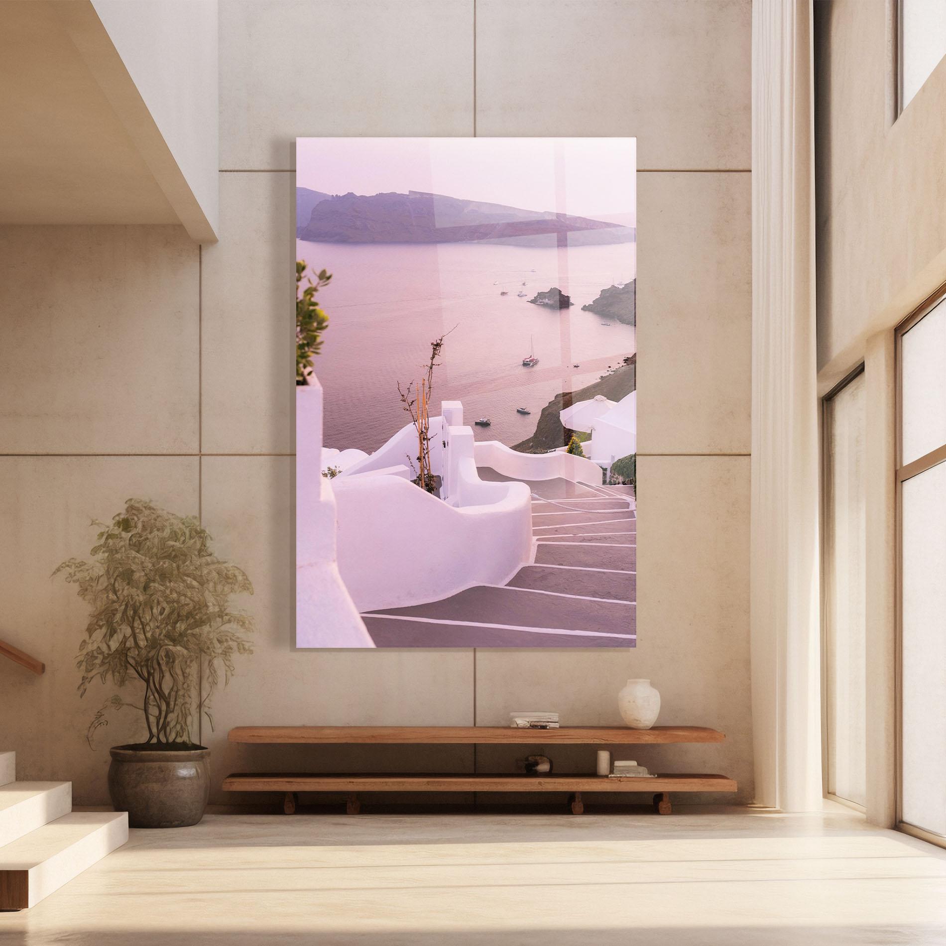 Glasbild Grece Strairs mockup 8