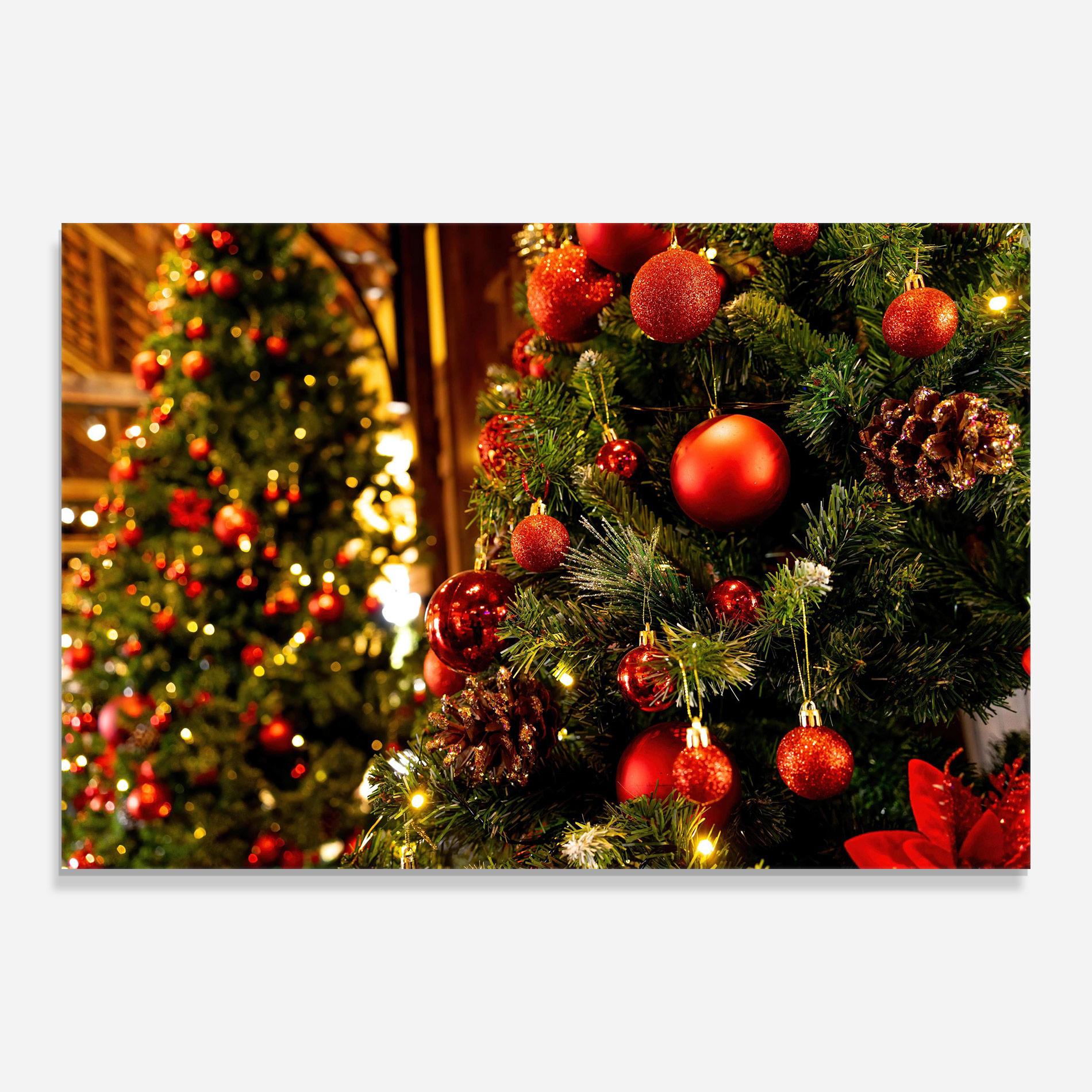 Glasbild Christmas Concept mockup 0