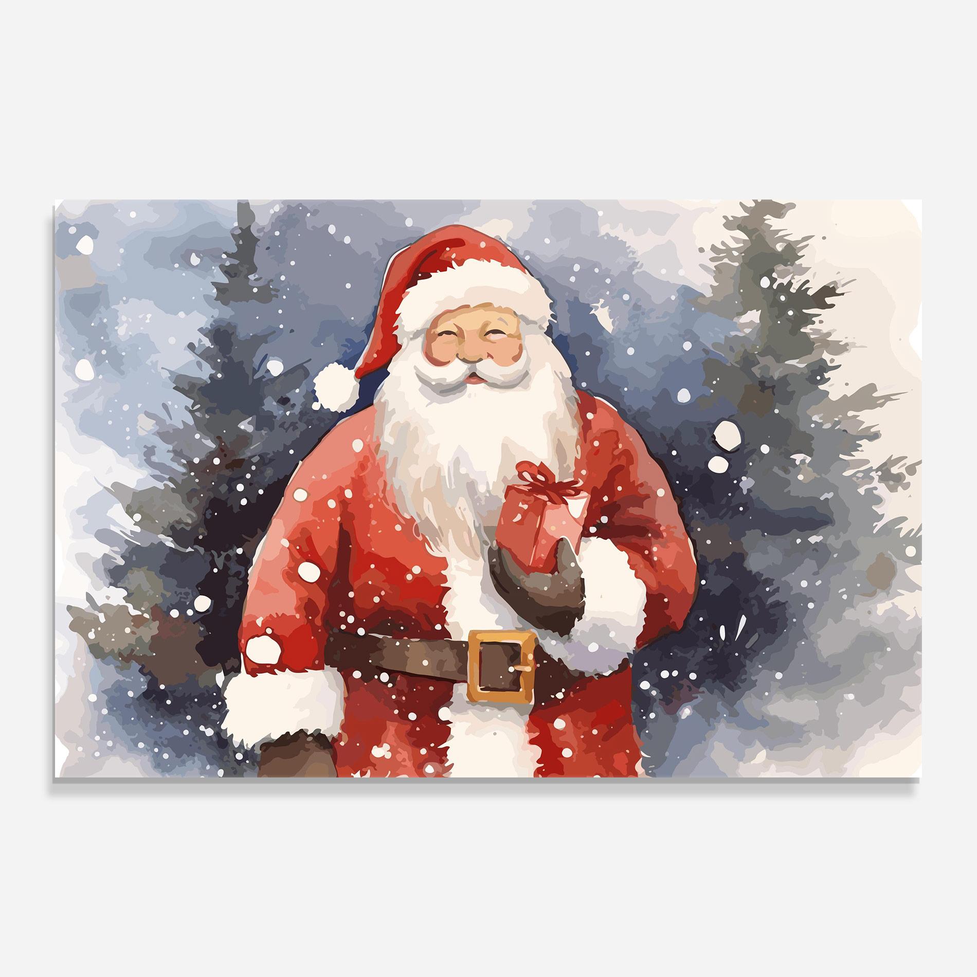 Glasbild Holding Gift mockup 0