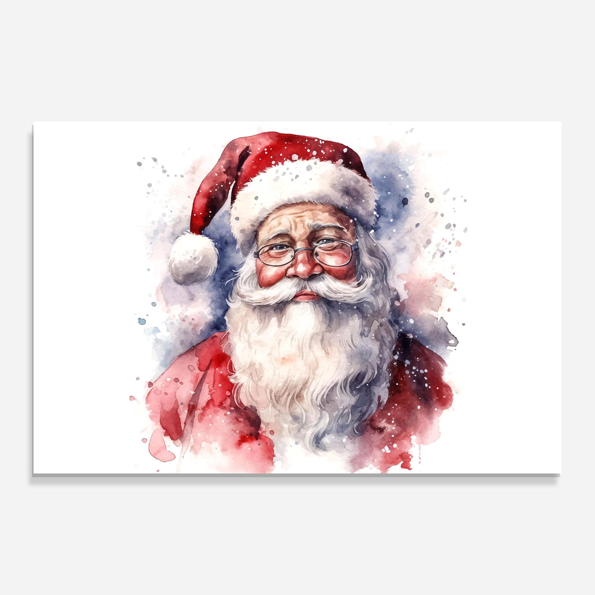 Santa Watercolor mockup 0