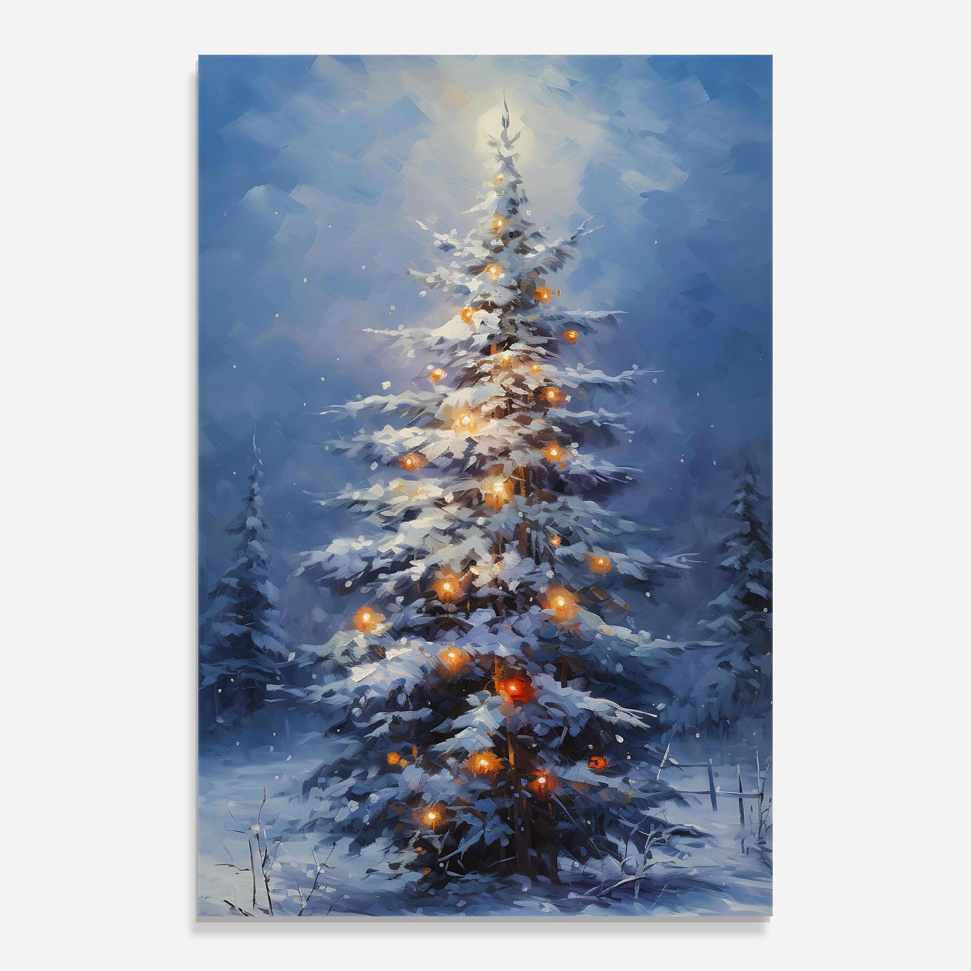 Glasbild Tall Slender Tree mockup 0