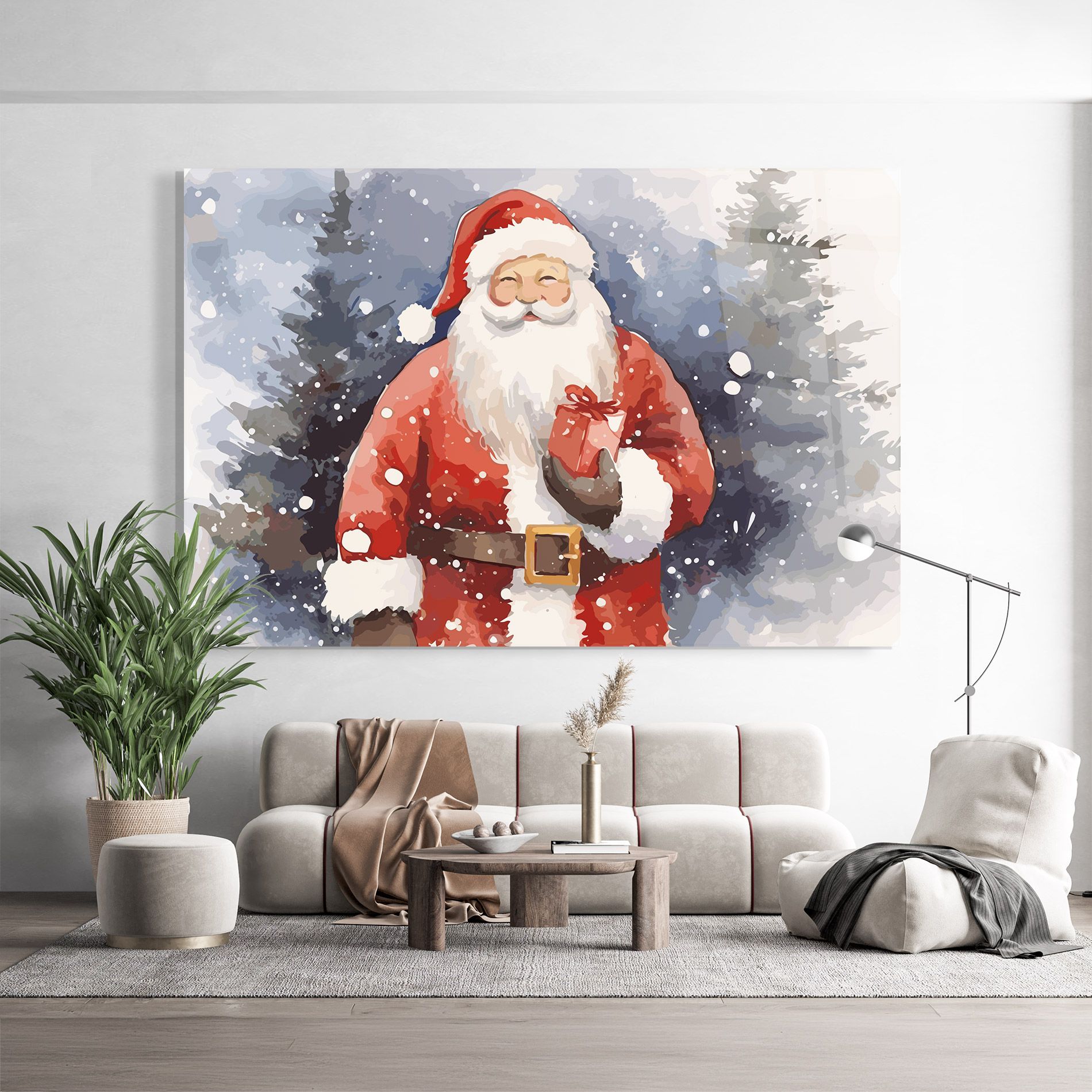 Holding Gift mockup 9