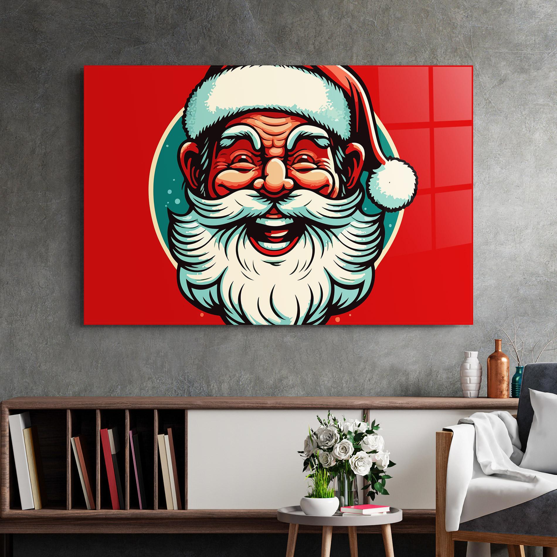 Glasbild Crazy Smile mockup 2