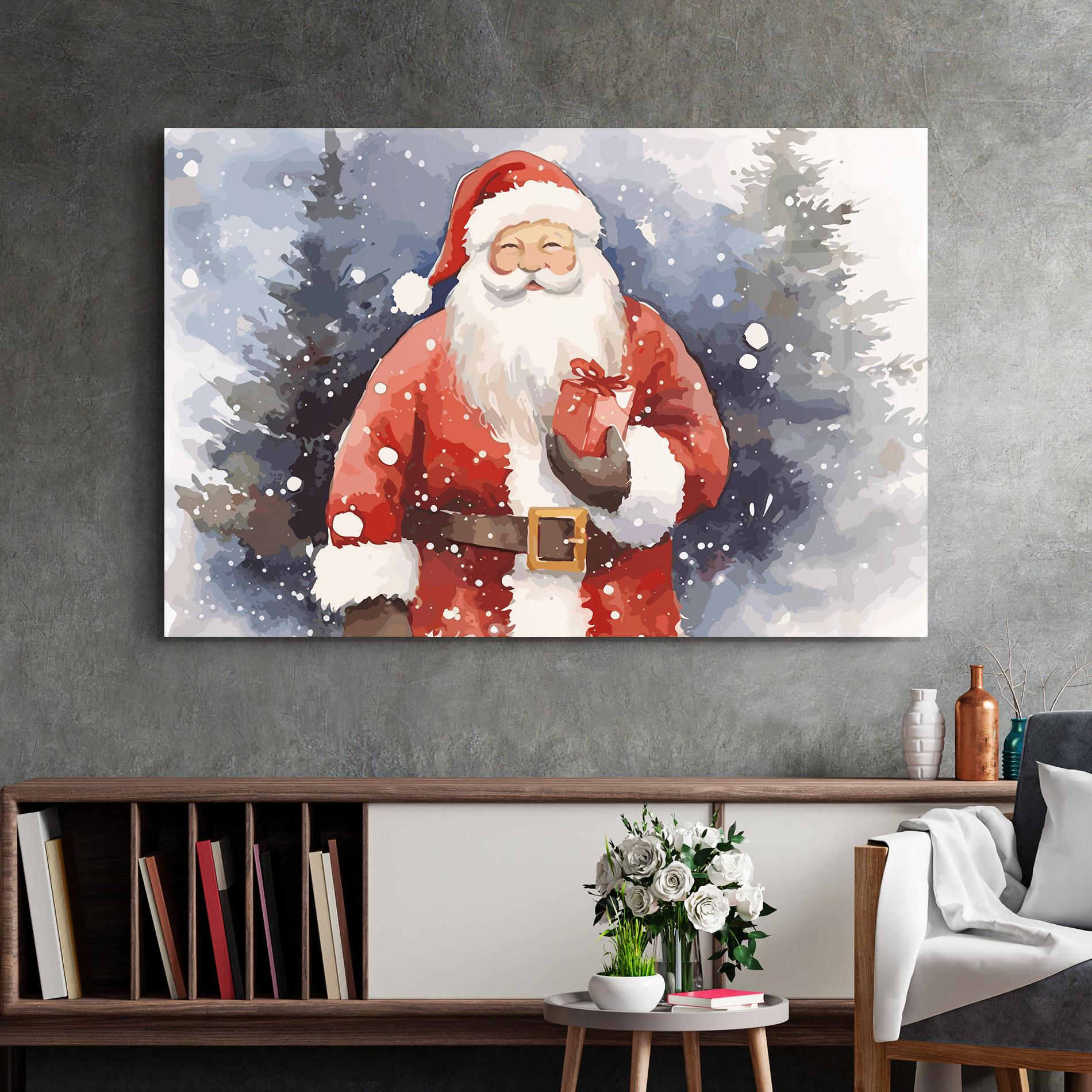 Glasbild Holding Gift mockup 2