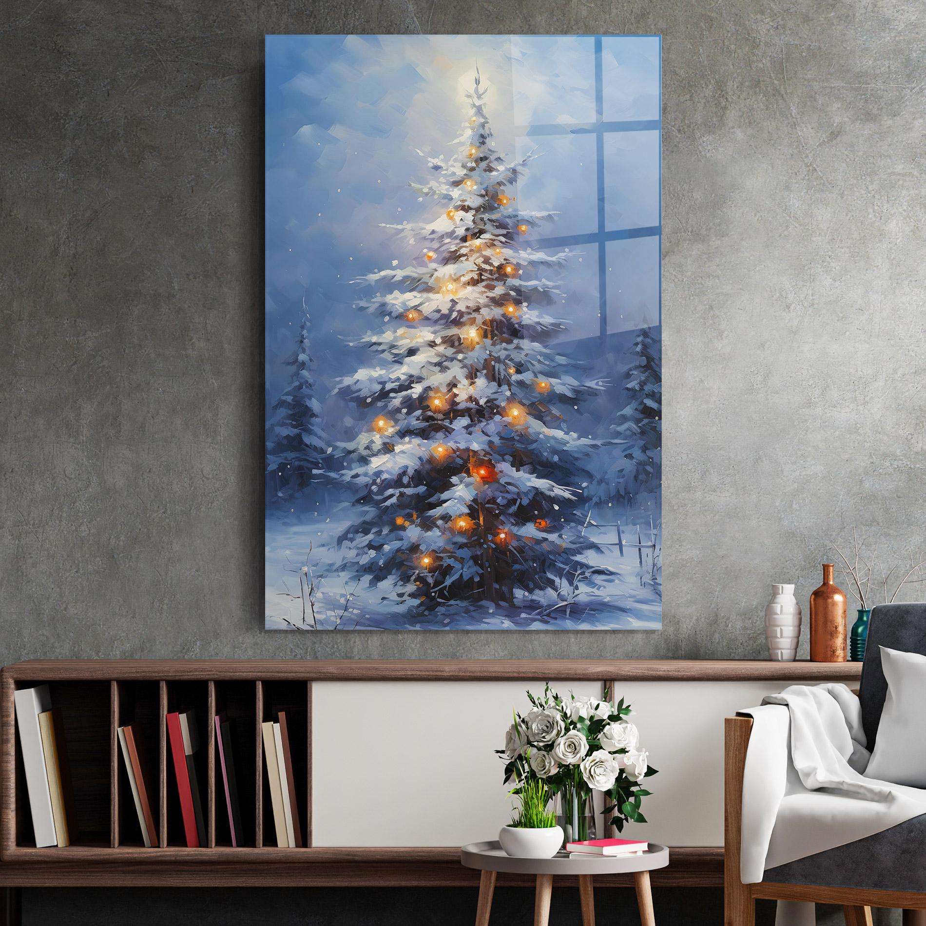 Glasbild Tall Slender Tree mockup 2