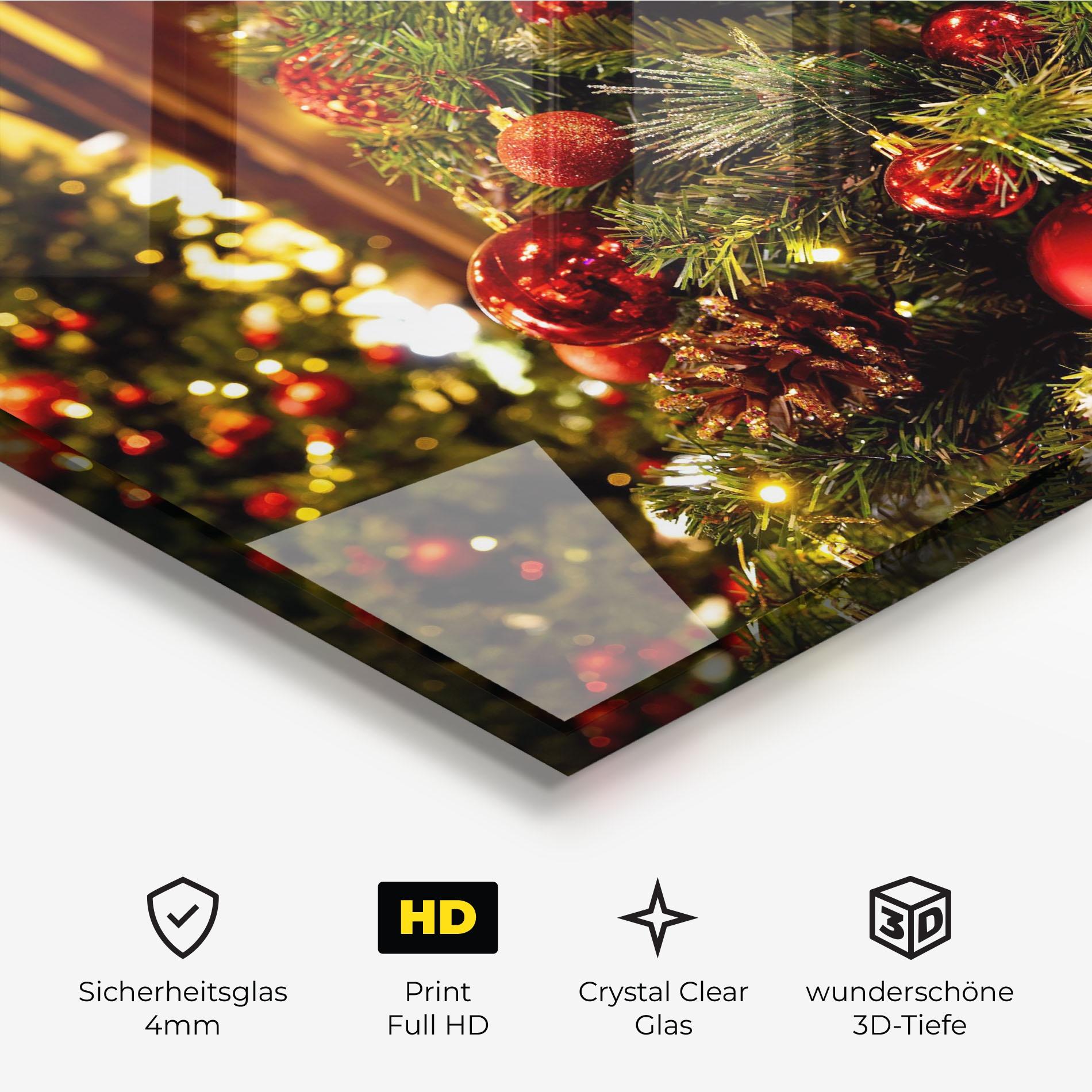 Glasbild Christmas Concept mockup 3