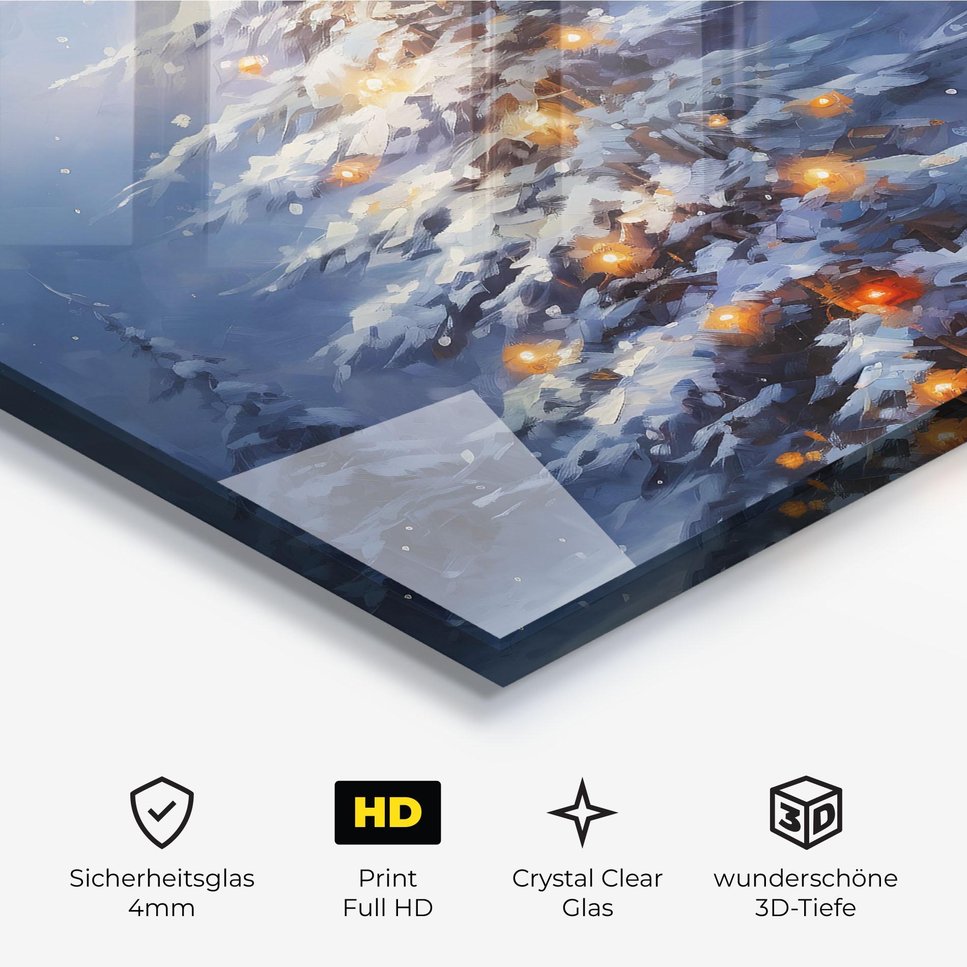 Glasbild Tall Slender Tree mockup 3