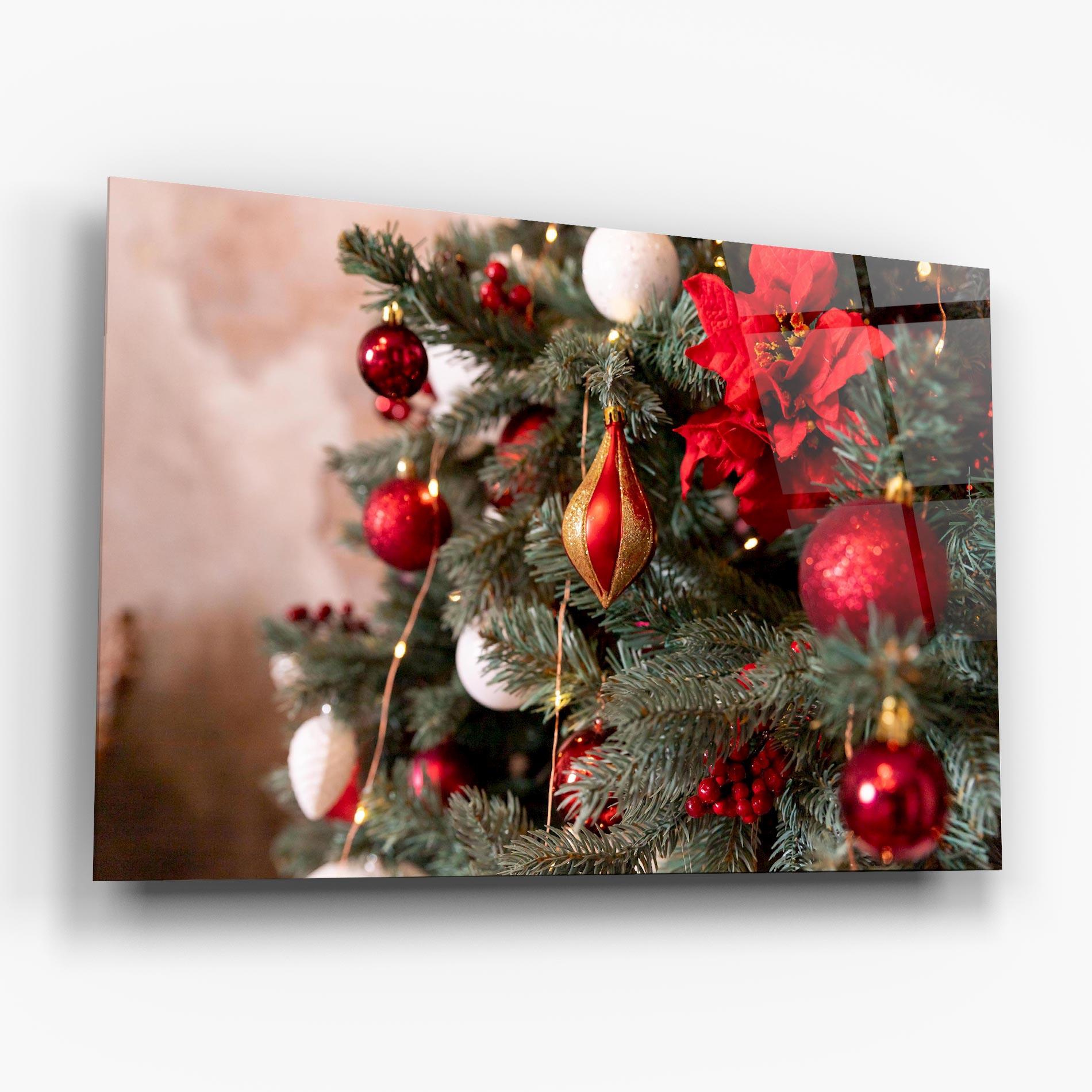 Glasbild Festive Christmas Decor mockup 6