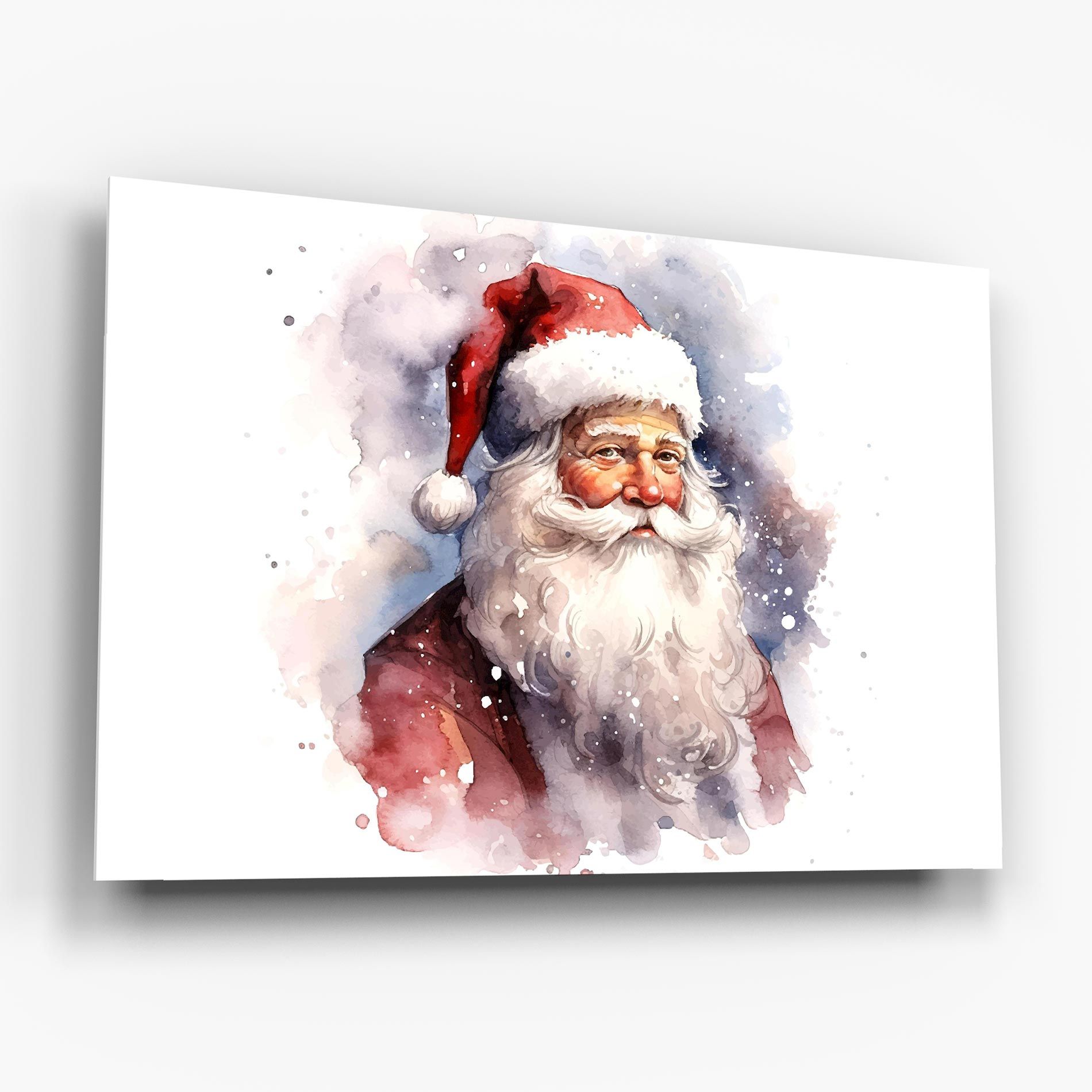 Watercolor Santa mockup 6