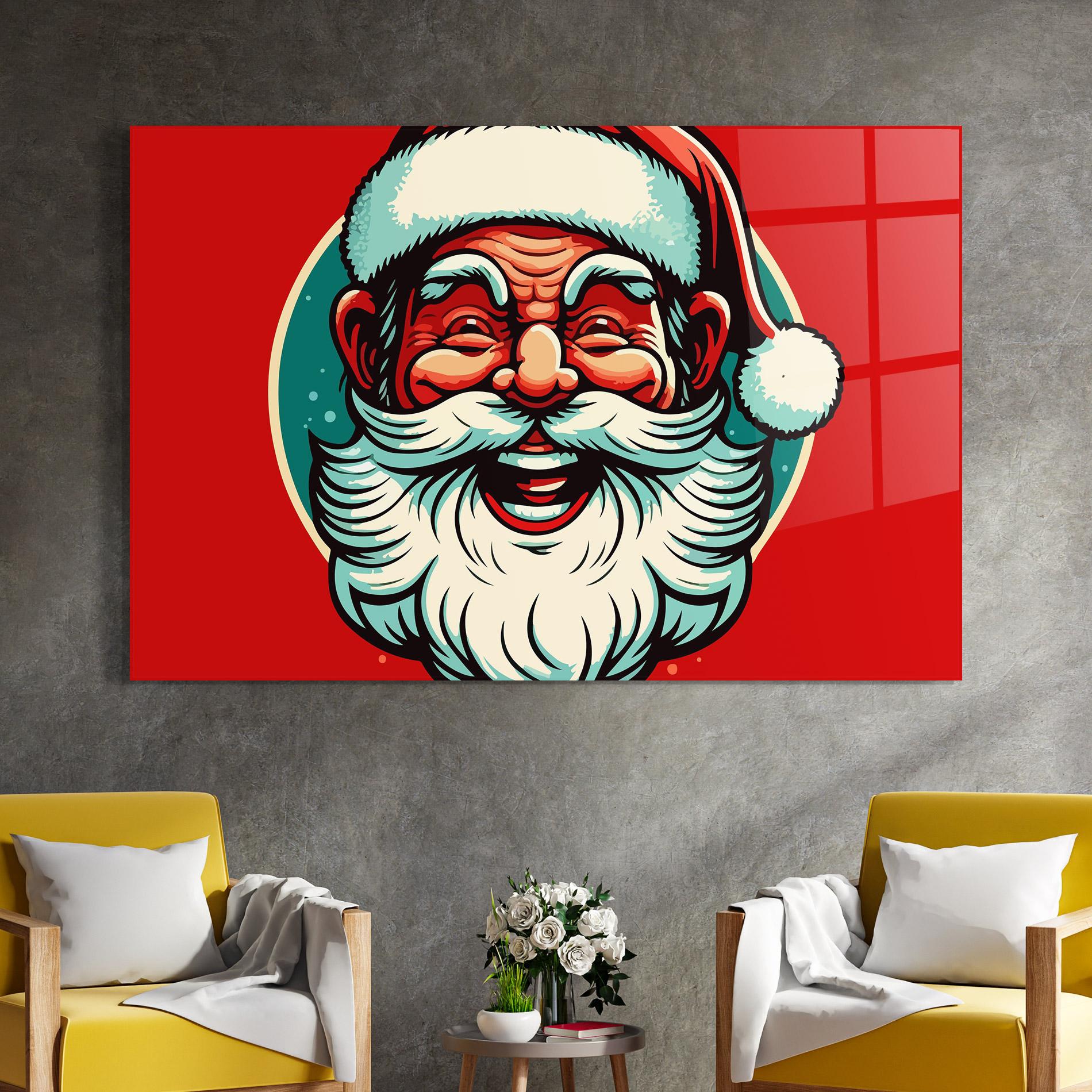 Glasbild Crazy Smile mockup 4