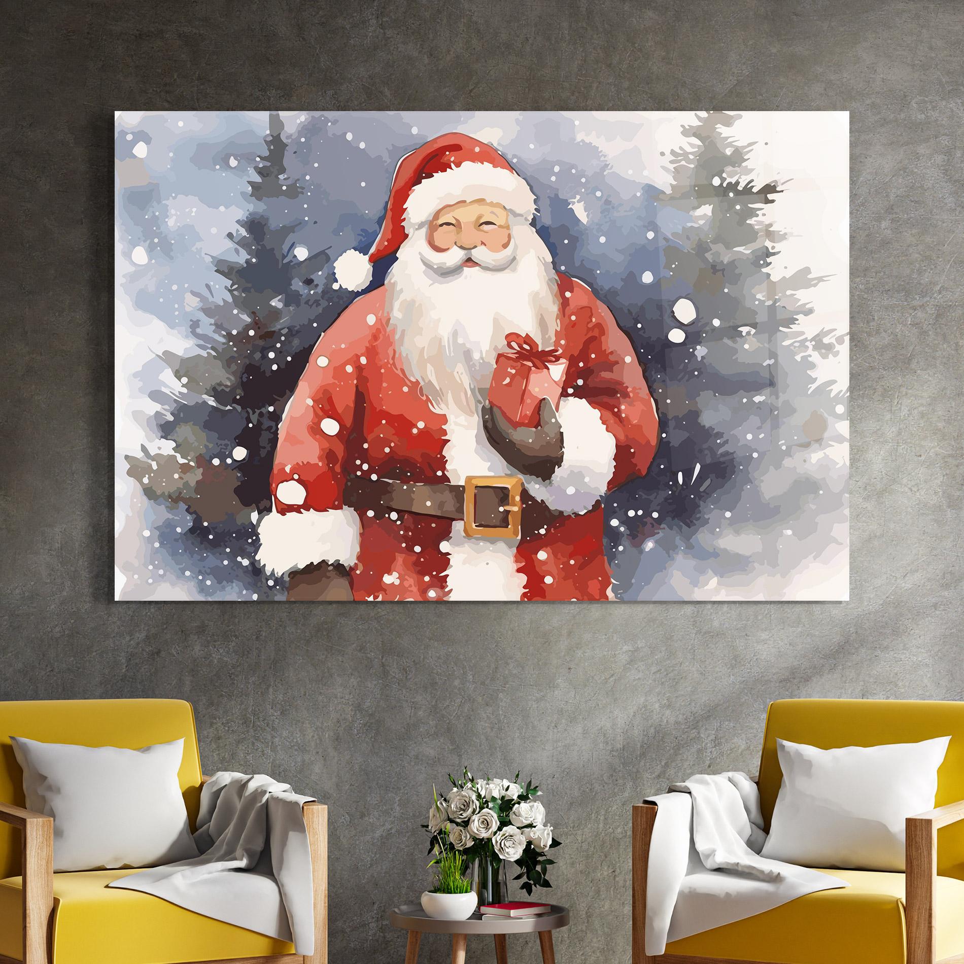 Glasbild Holding Gift mockup 4