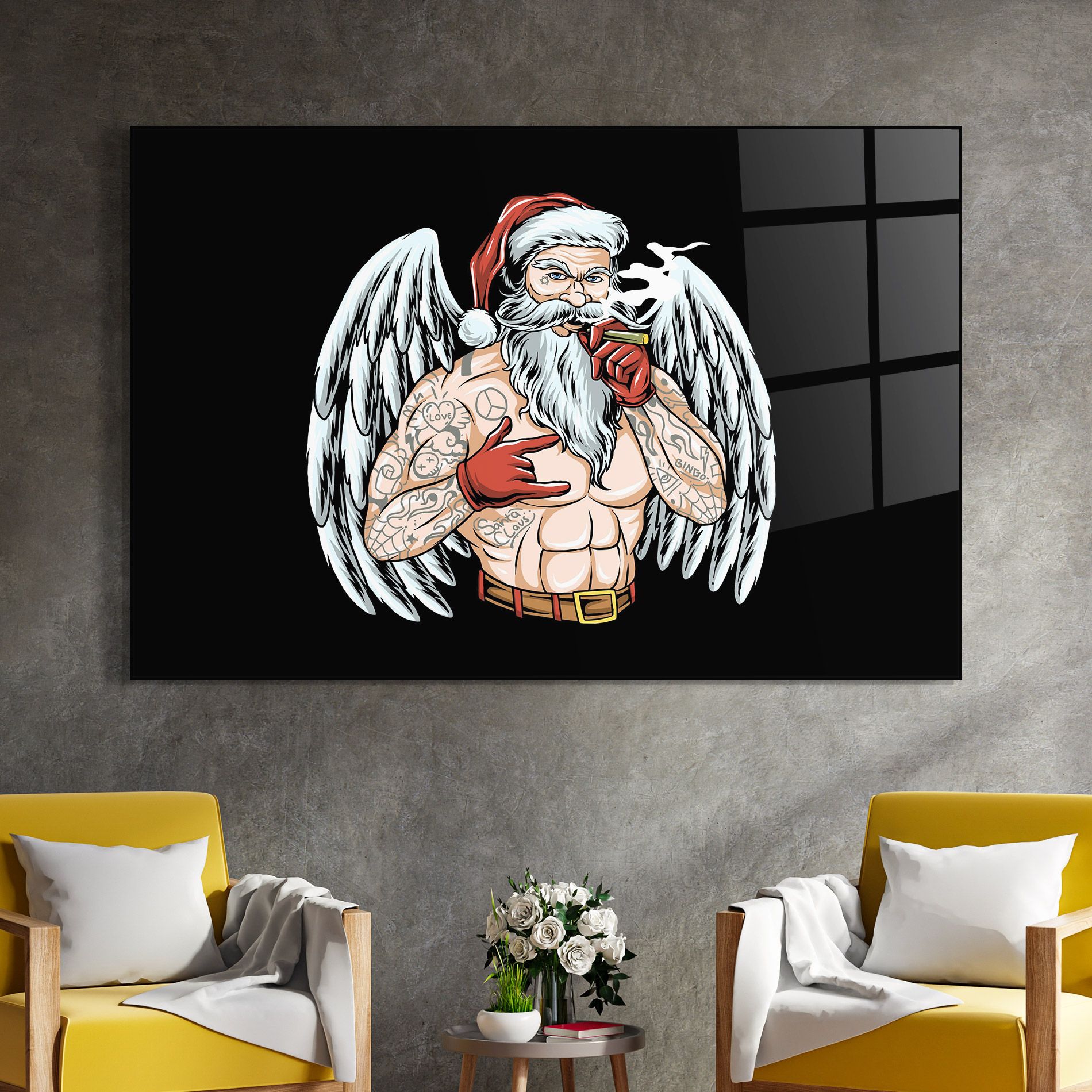 Santa Wings mockup 4