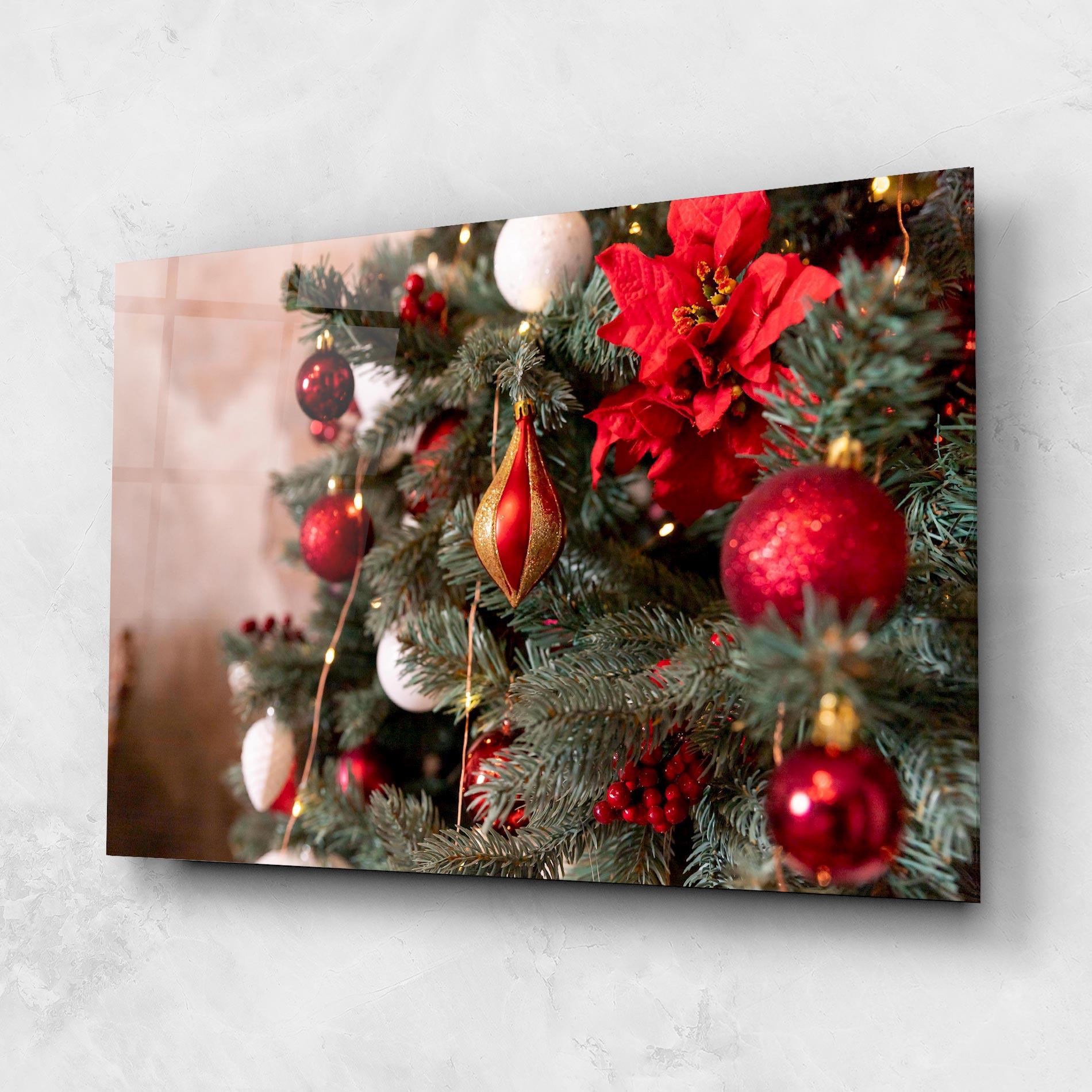 Glasbild Festive Christmas Decor mockup 1