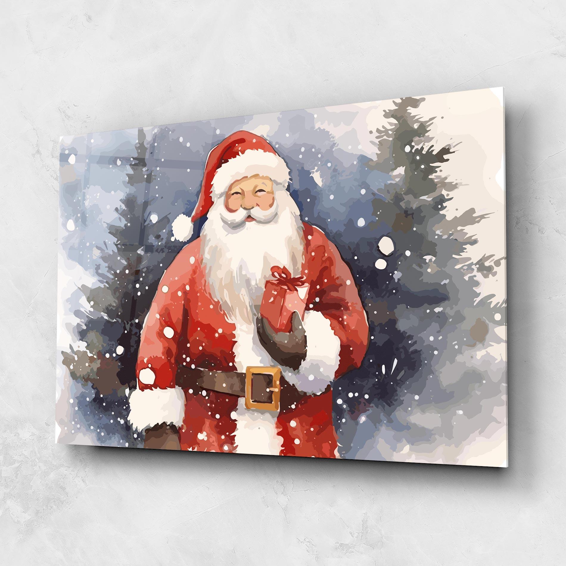 Glasbild Holding Gift mockup 1