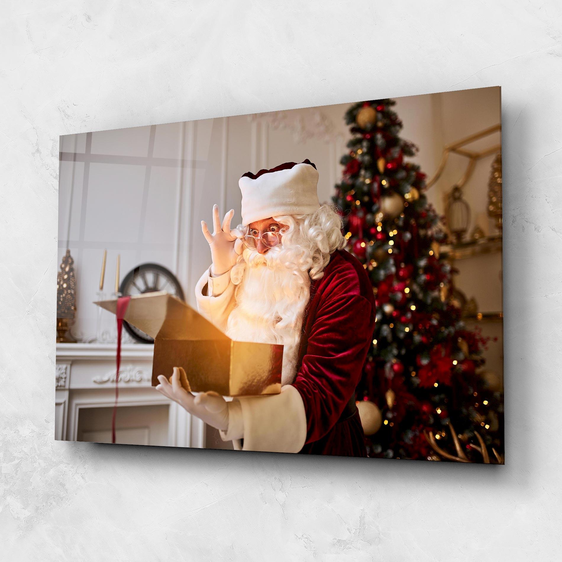 Glasbild Magical Glowing Gift mockup 1