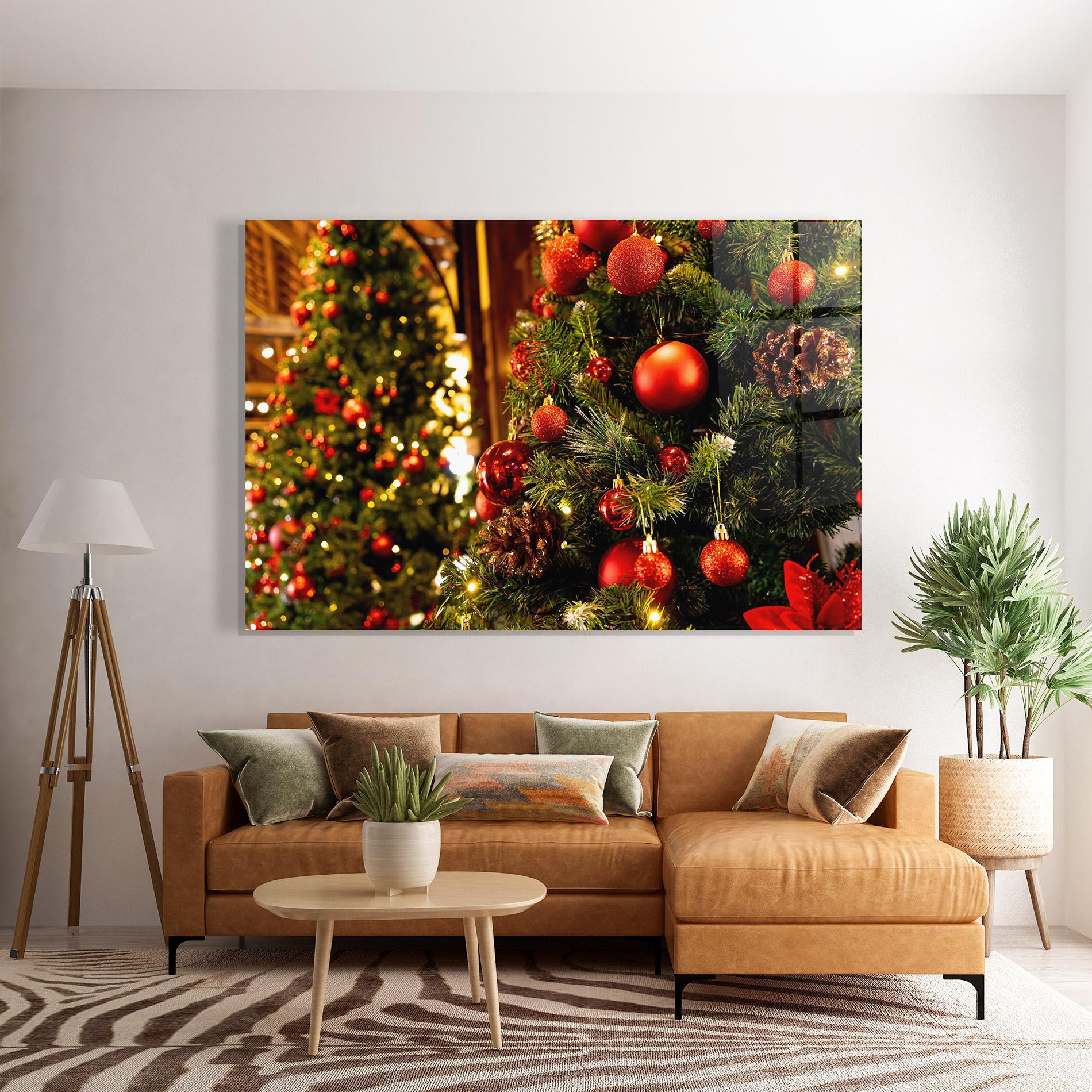 Glasbild Christmas Concept mockup 7