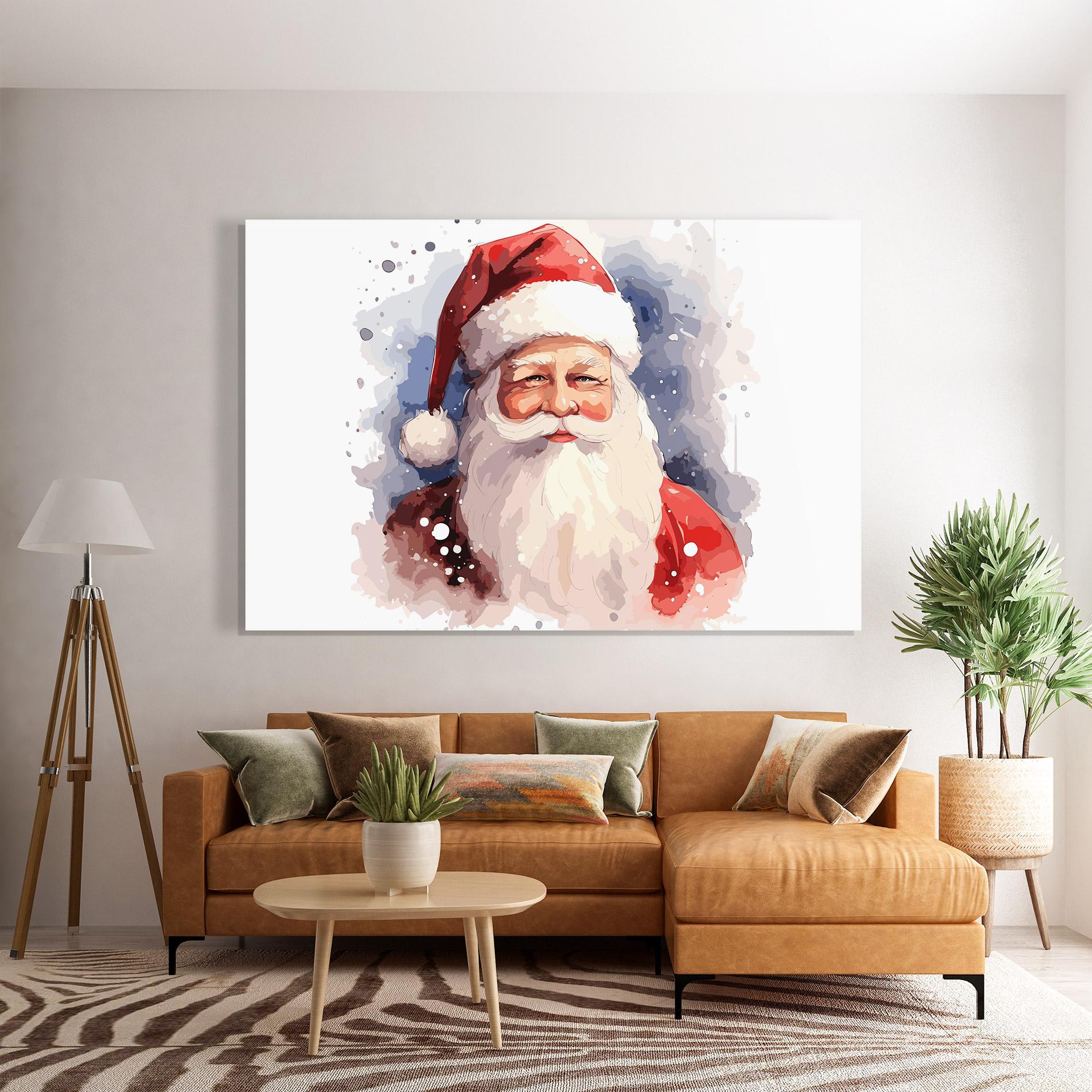 Glasbild Cute Santa mockup 7