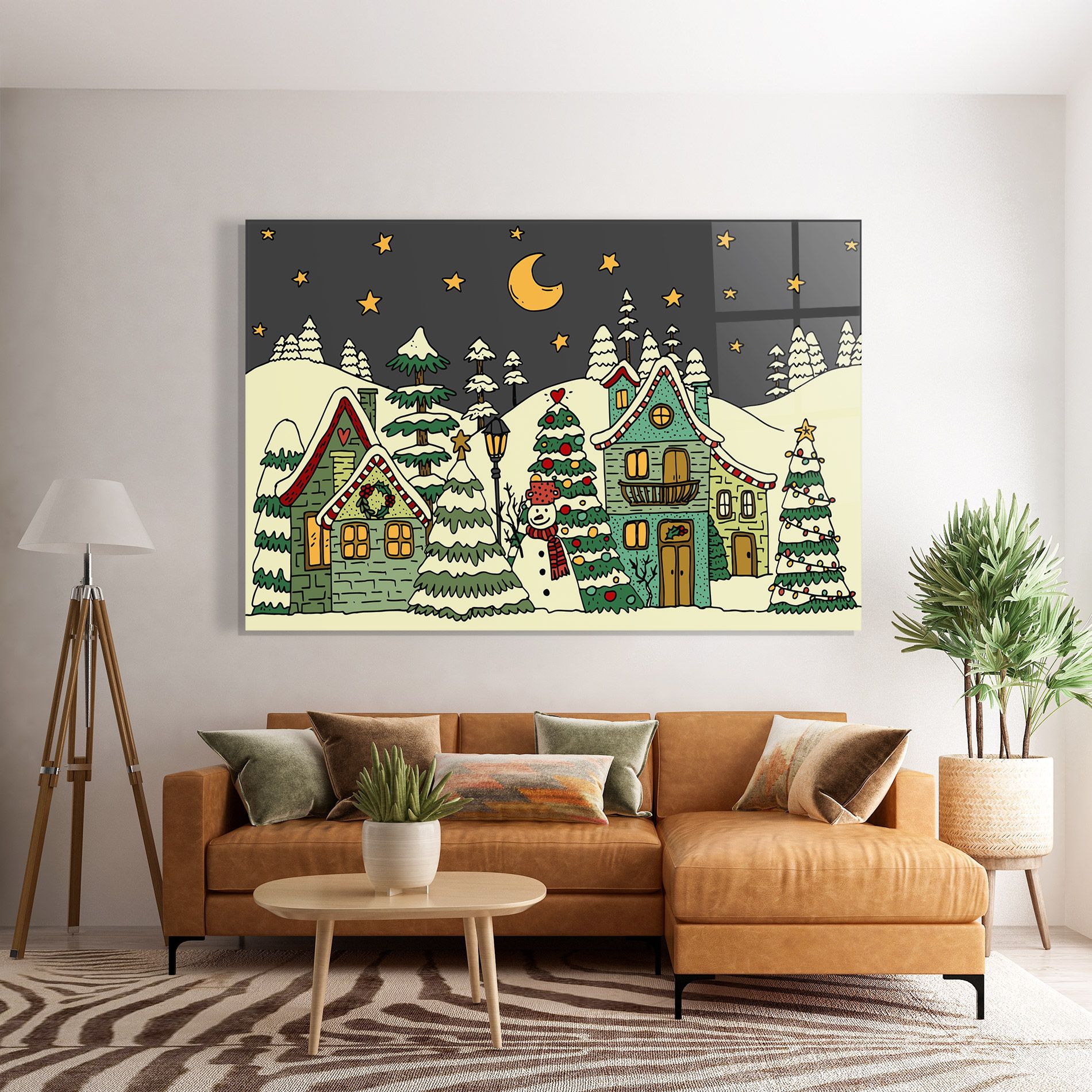 House With Snow mockup 7