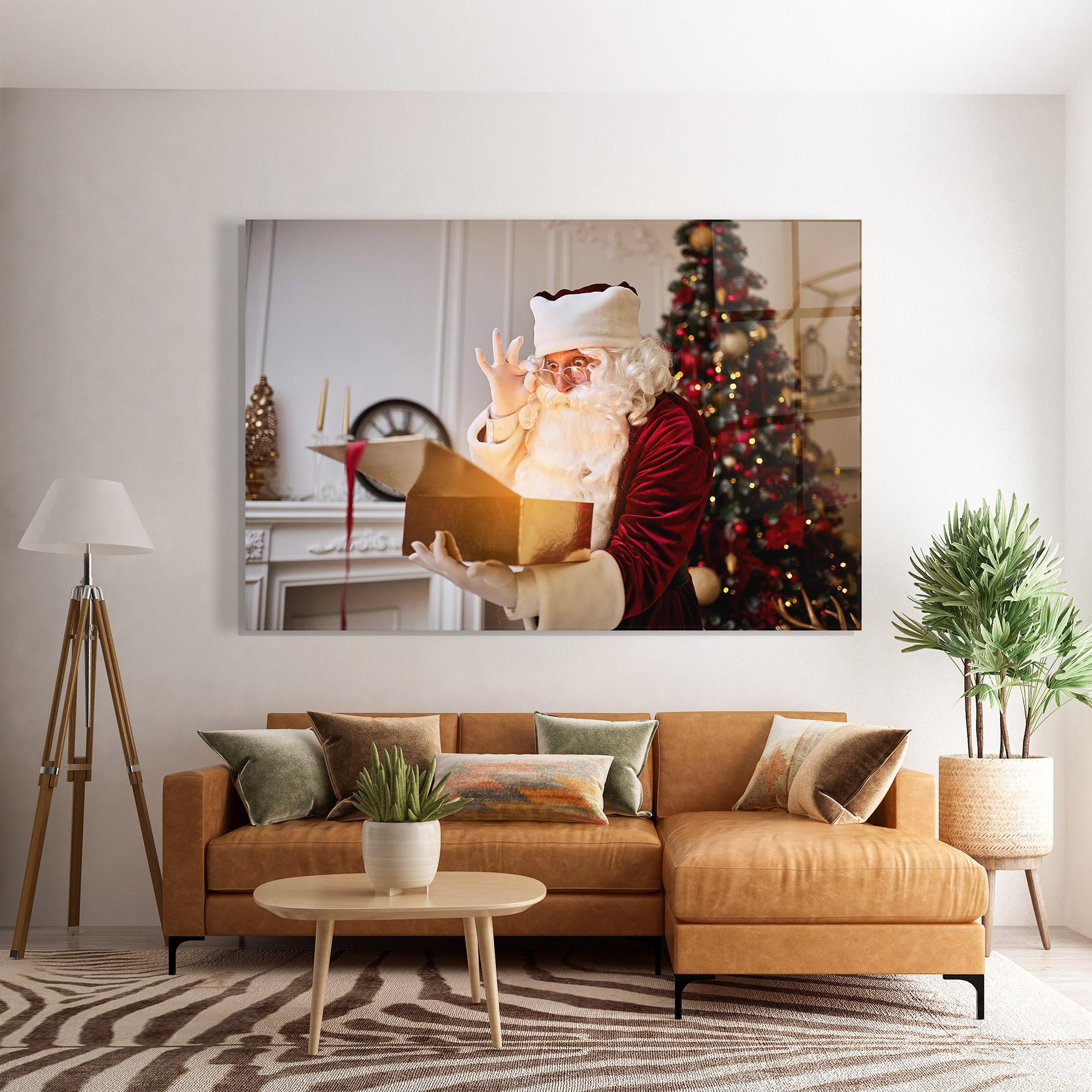 Glasbild Magical Glowing Gift mockup 7