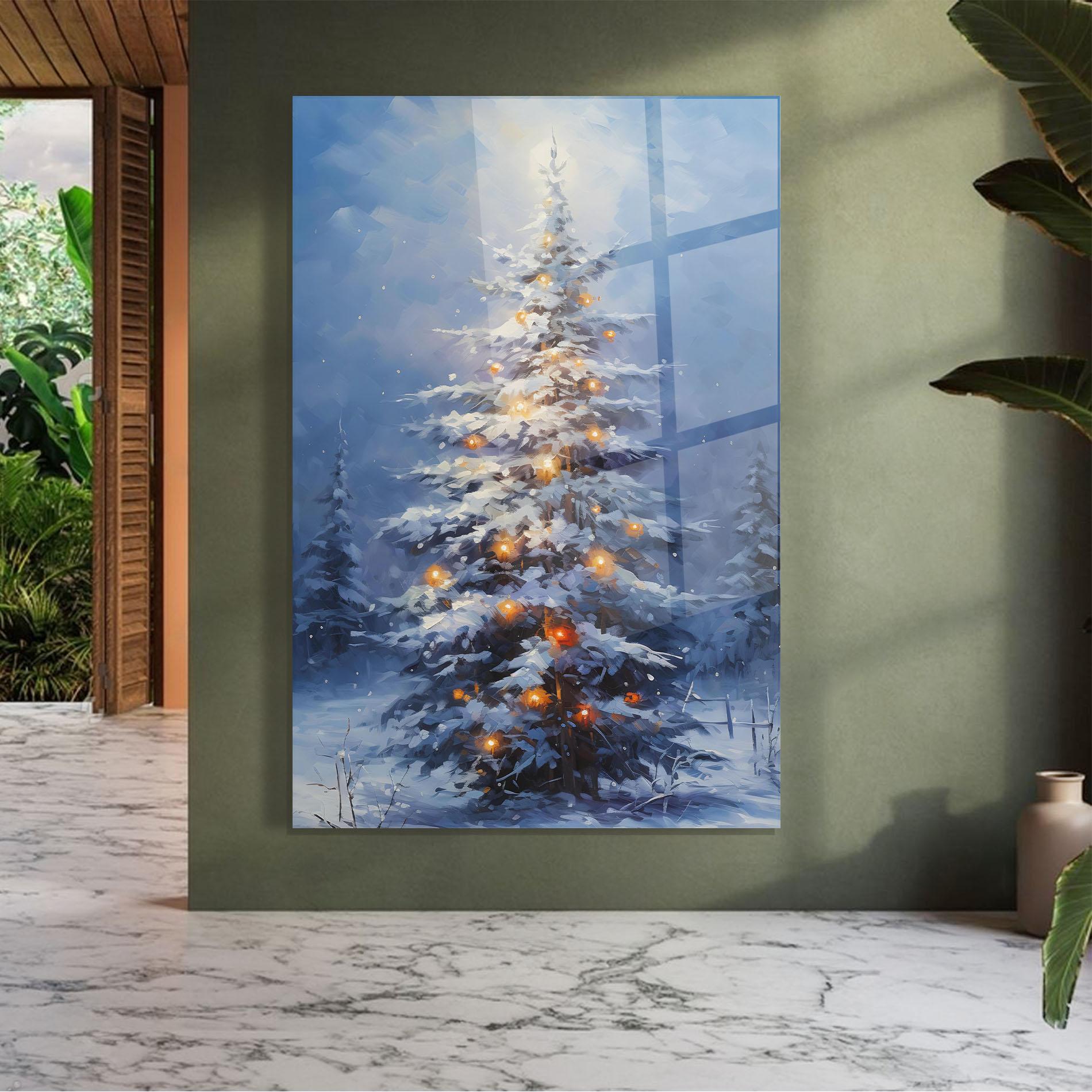 Glasbild Tall Slender Tree mockup 7