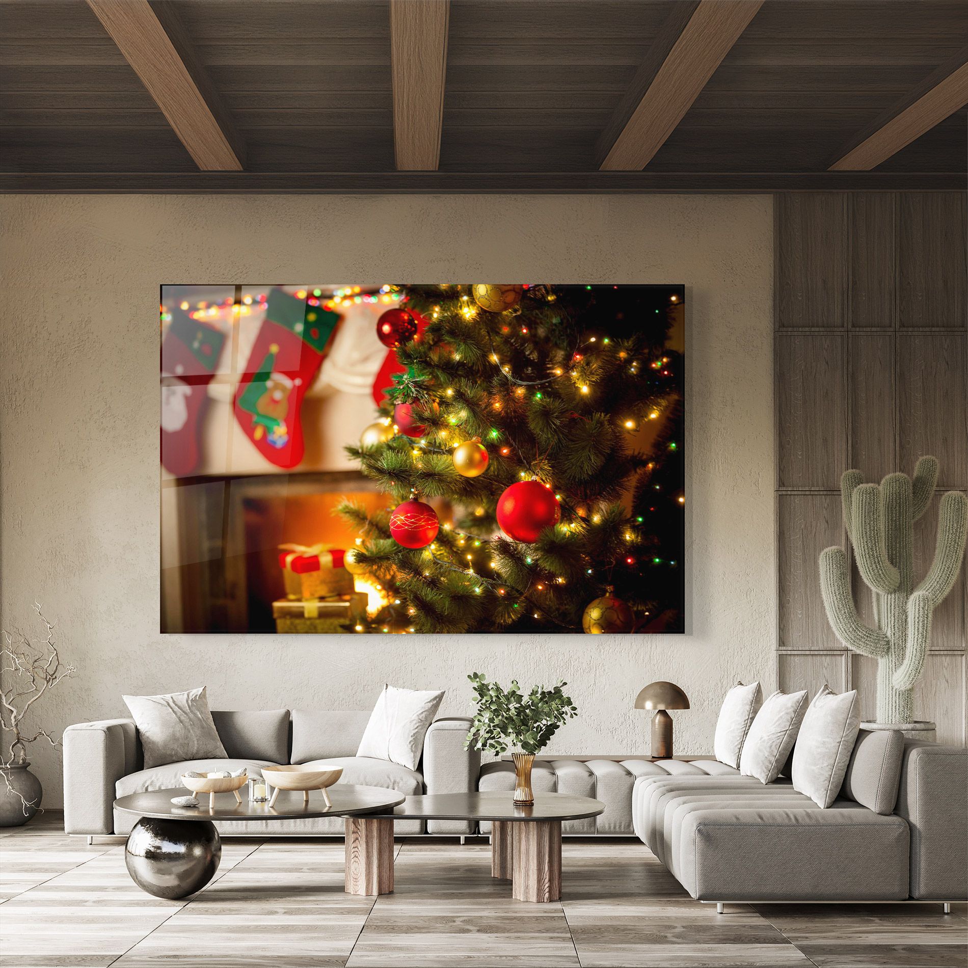 Beautiful Fireplace mockup 8