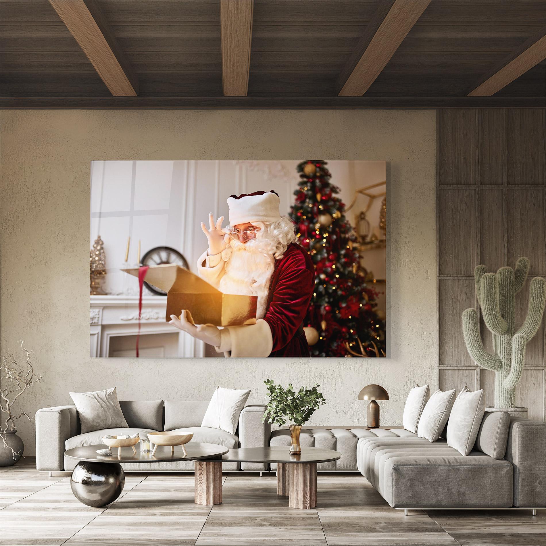 Glasbild Magical Glowing Gift mockup 8