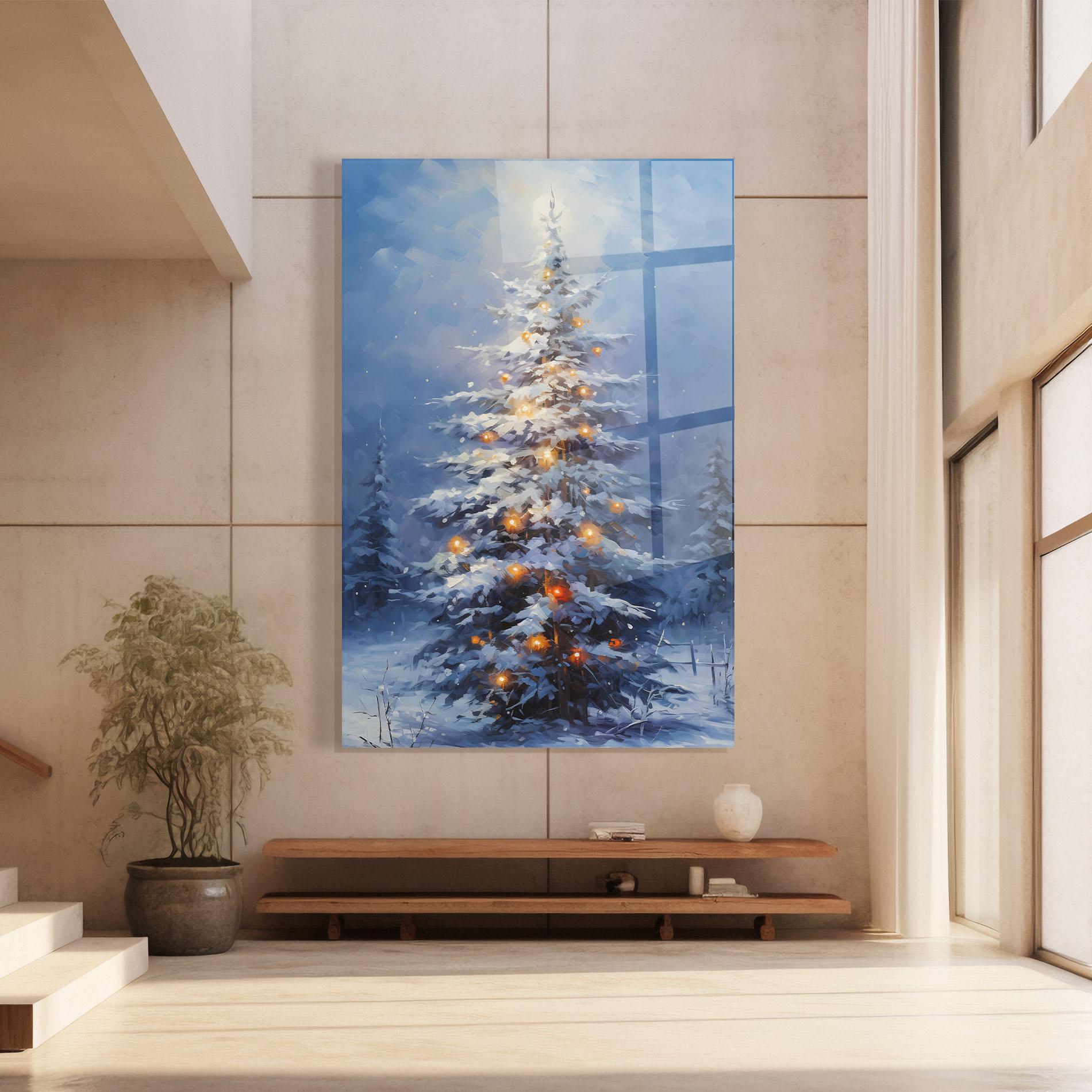 Glasbild Tall Slender Tree mockup 8