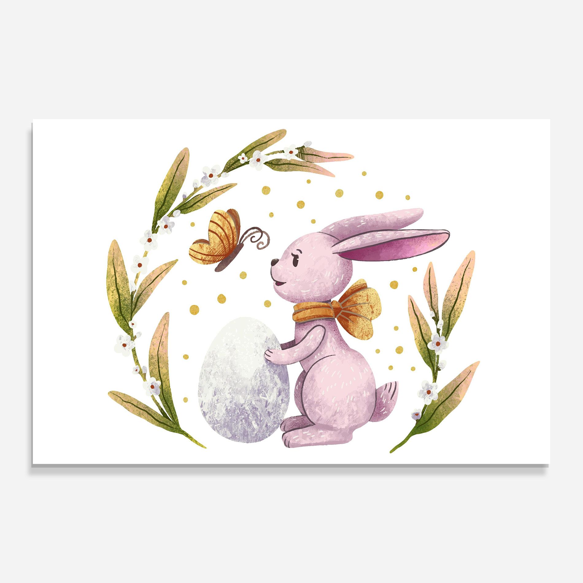 Easter Pink Bunny mockup 0