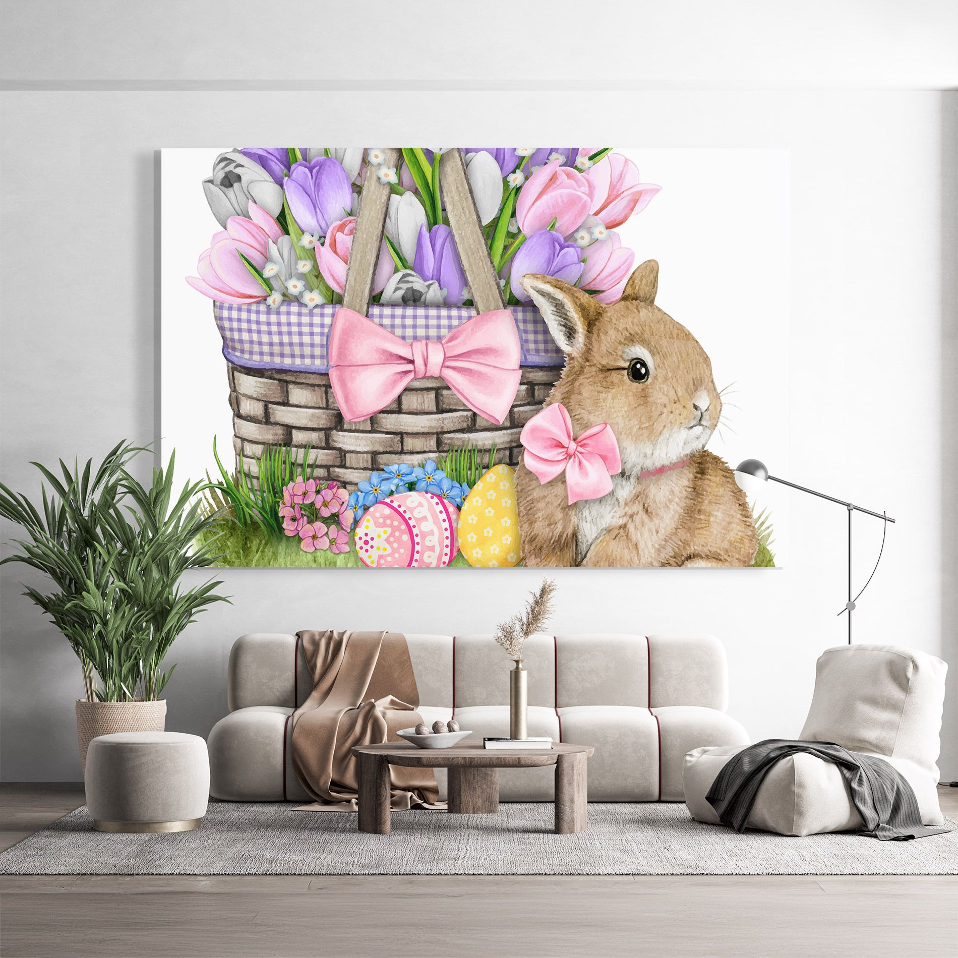 Bunny Pink Bow mockup 9