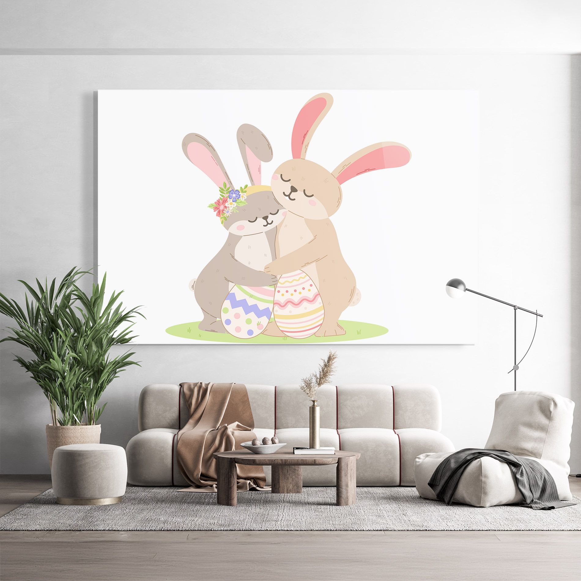 Easter Bunny Couple mockup 9