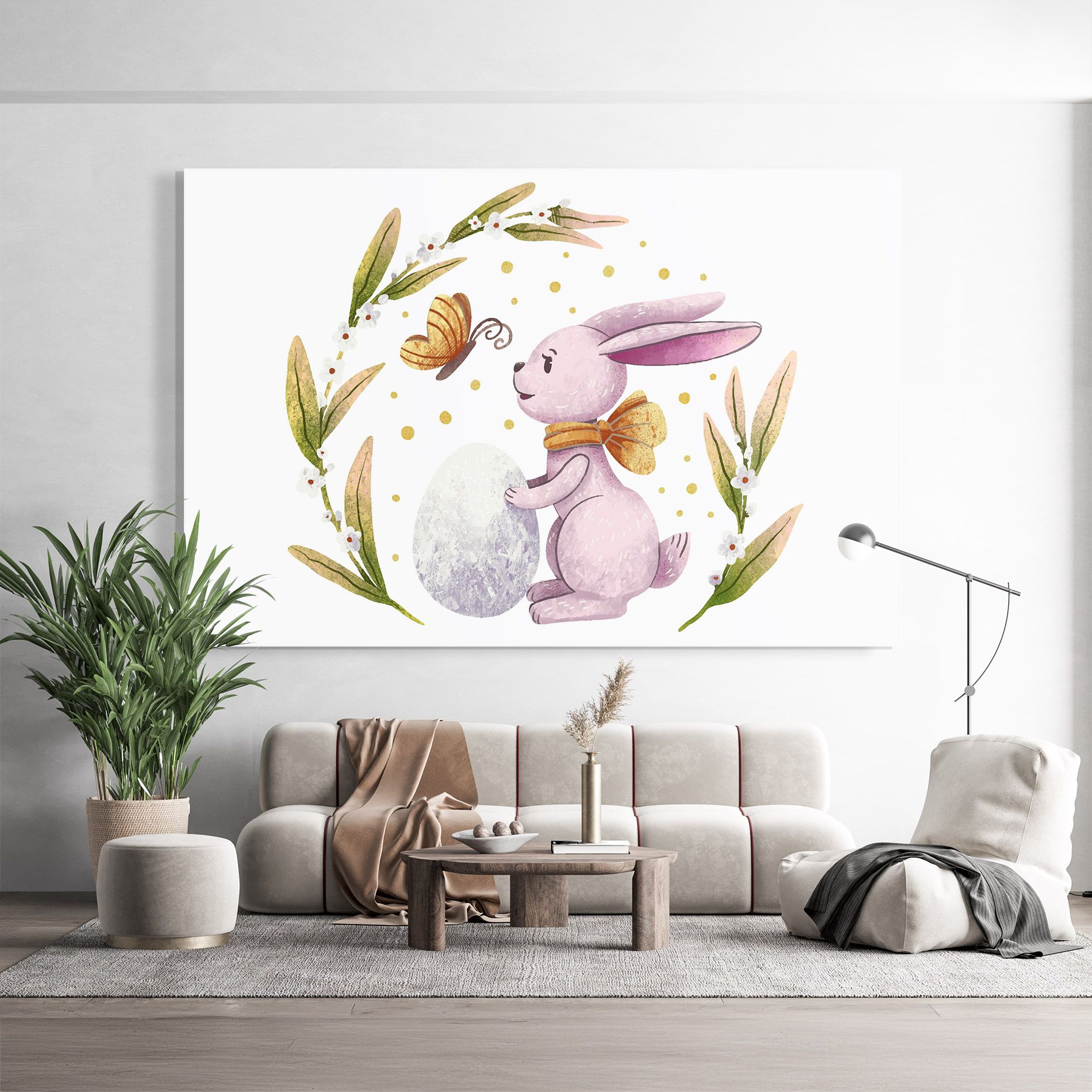 Easter Pink Bunny mockup 9