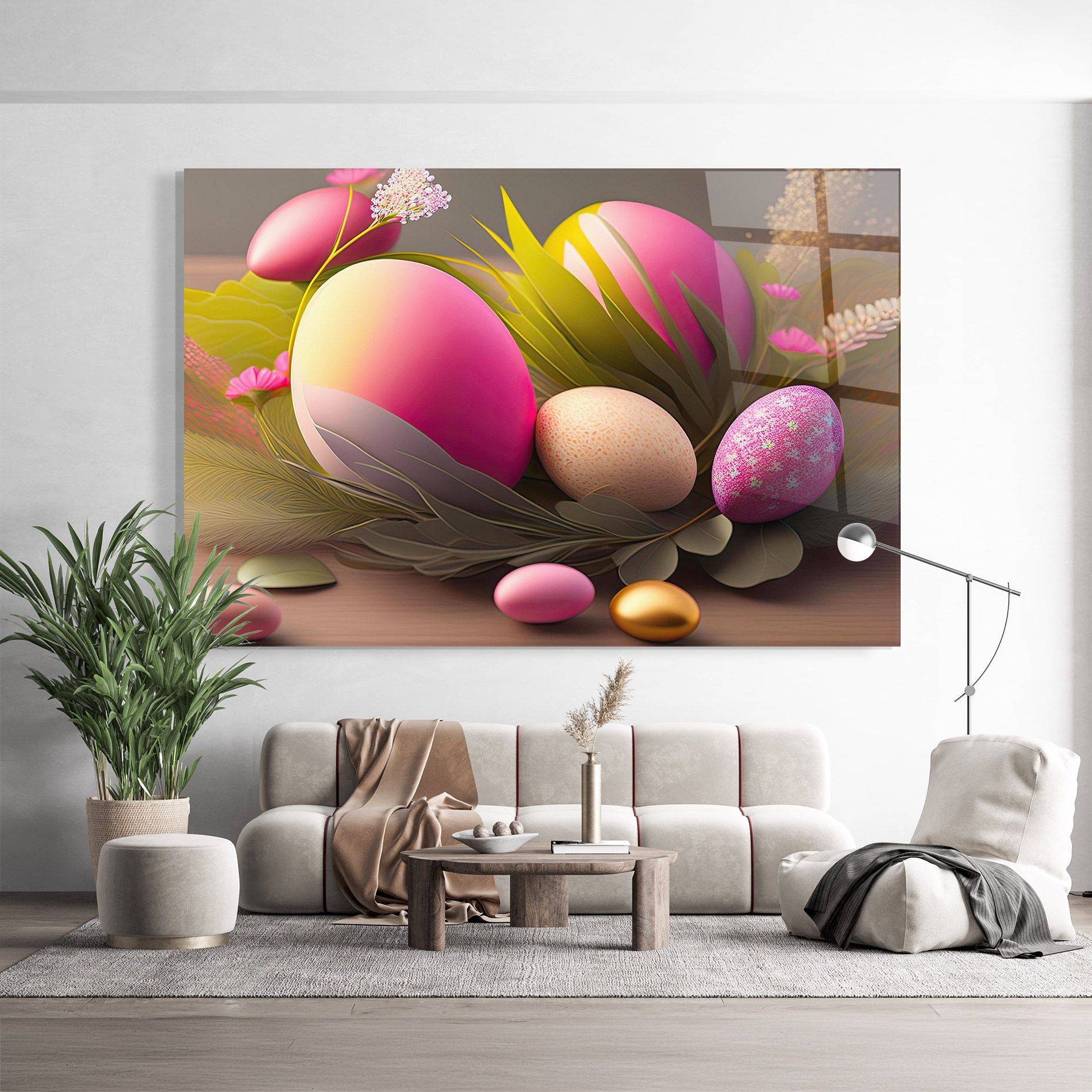 Pink Easter Eggs mockup 9