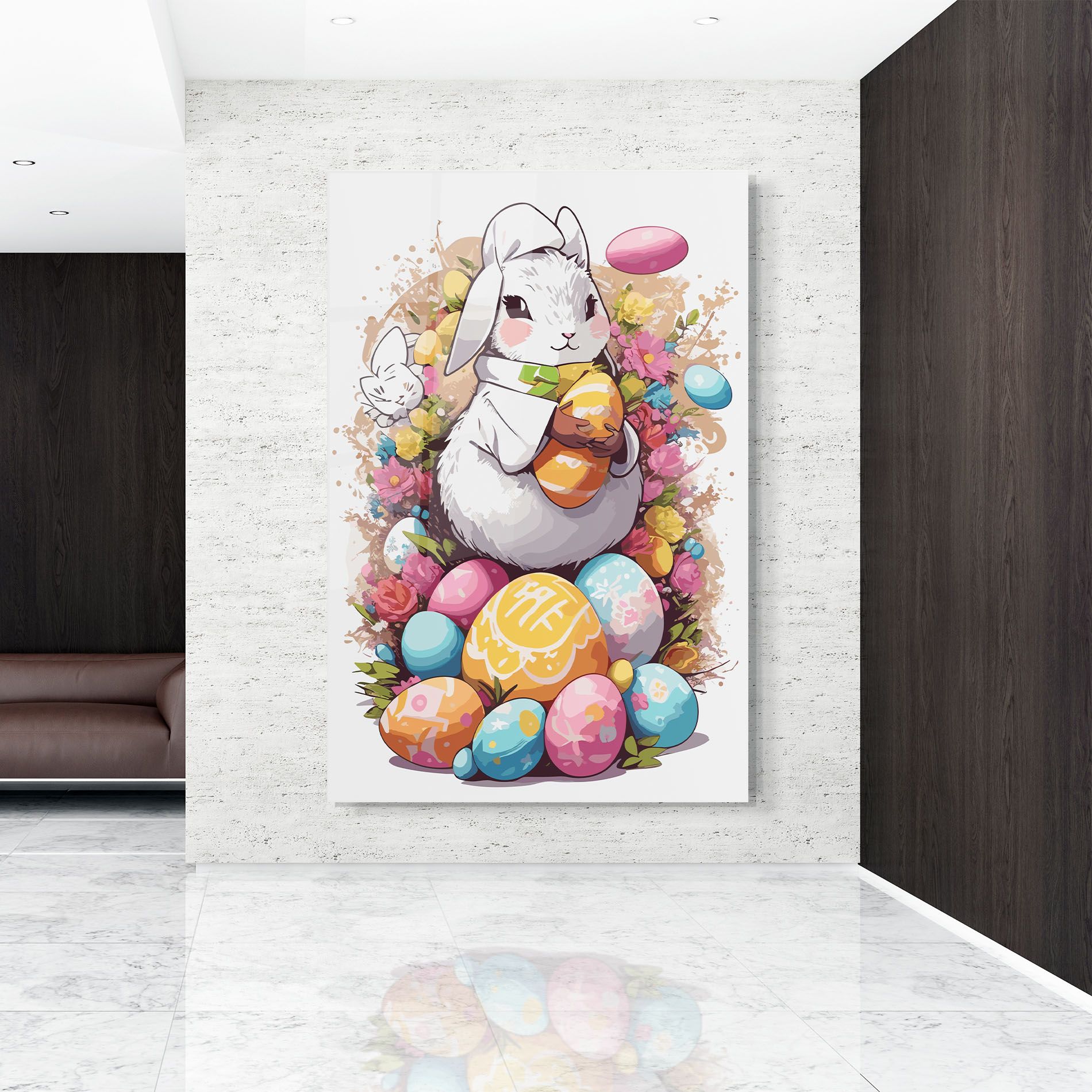 White Easter Bunny mockup 9