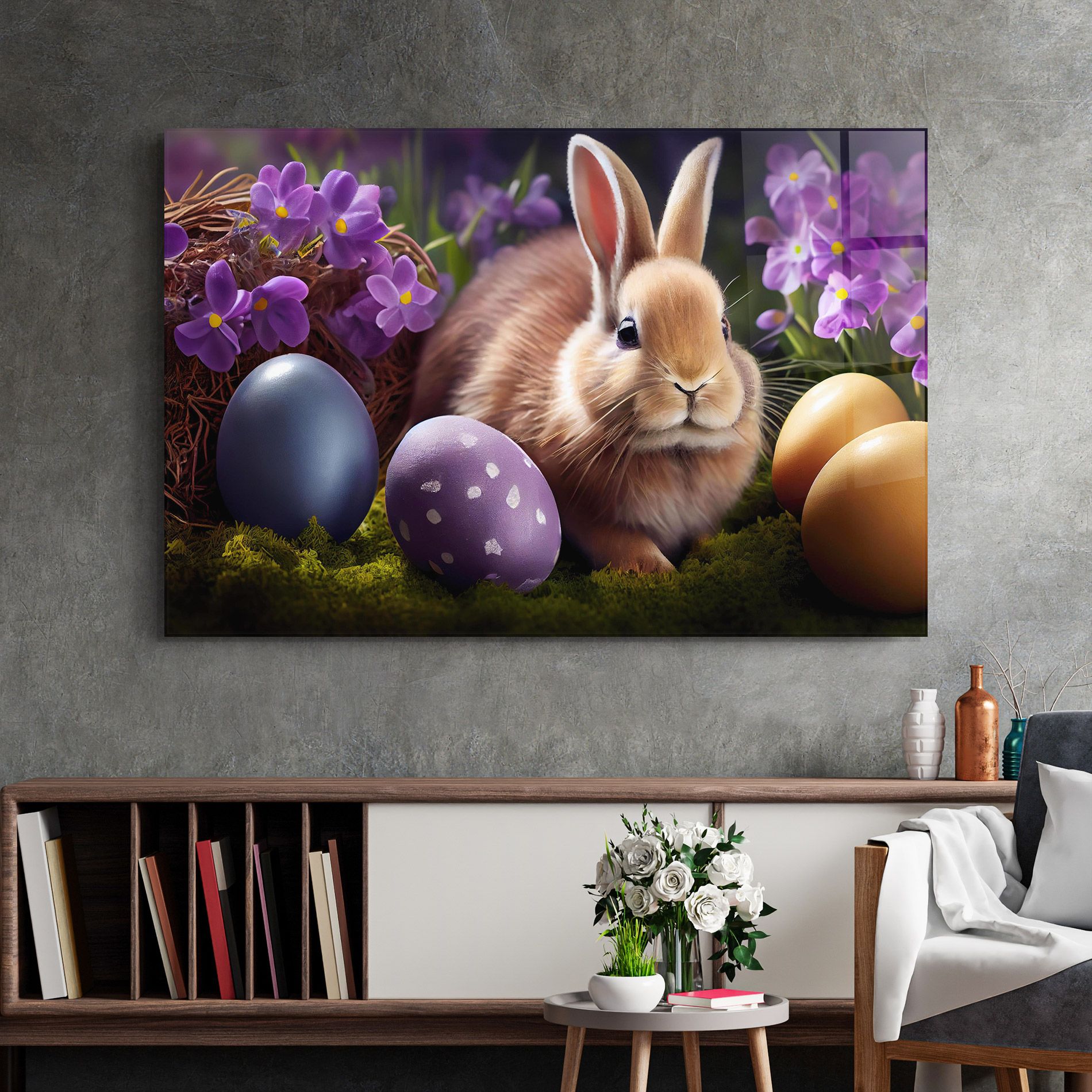 Cute Easter Rabbit mockup 2