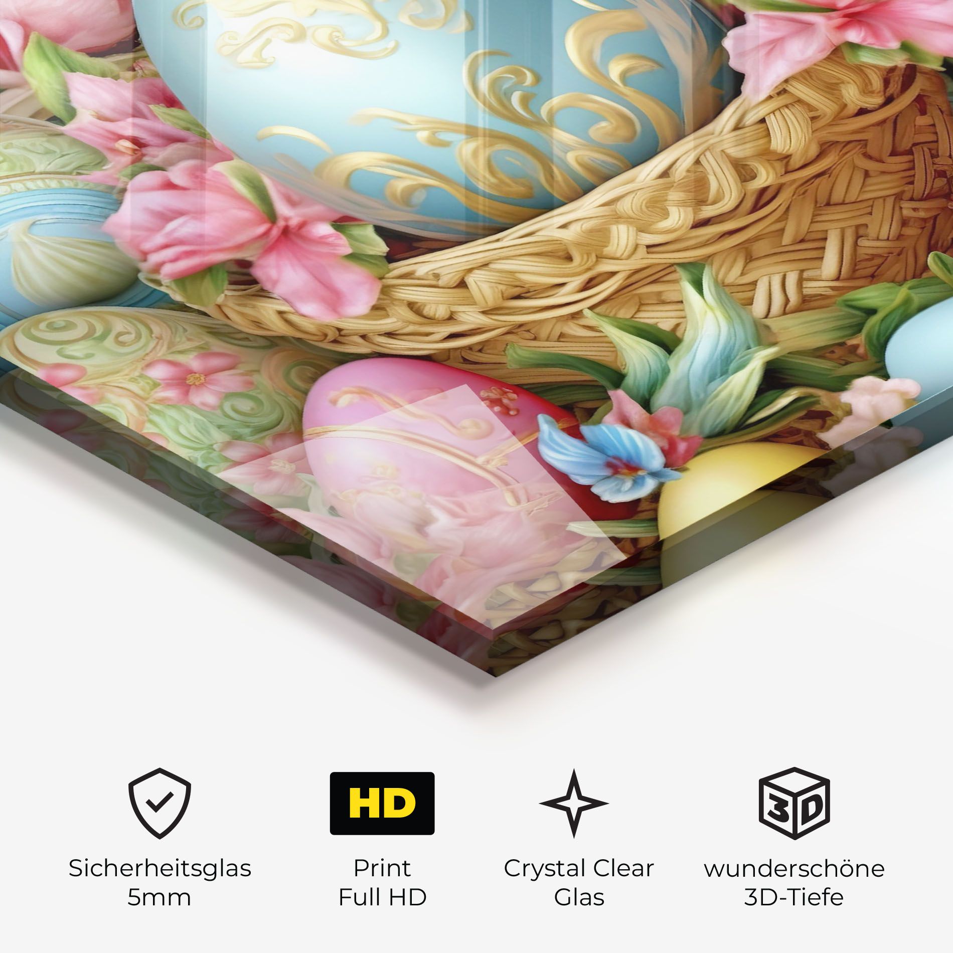 Blue Easter Egg mockup 3