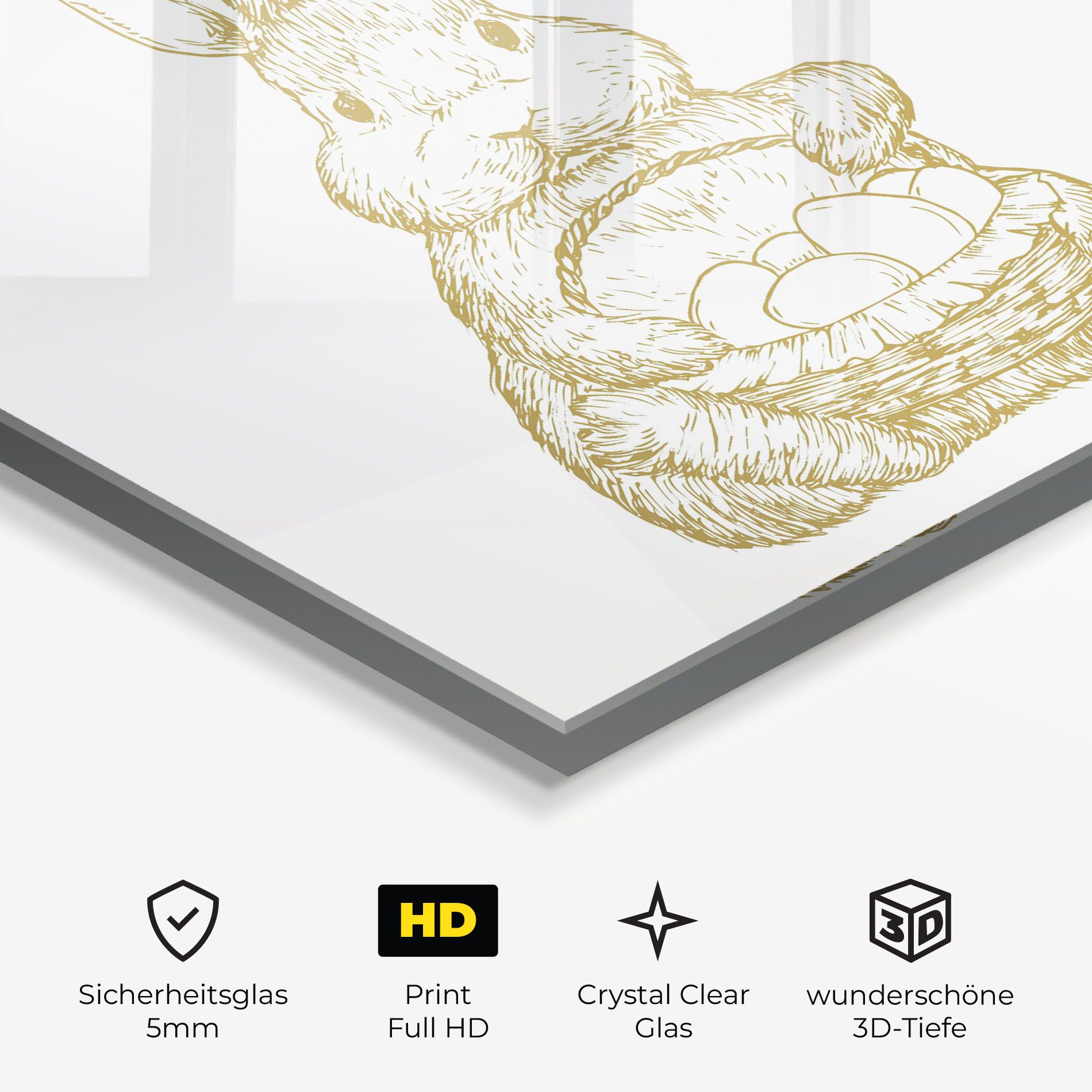 Bunny With Basket mockup 3